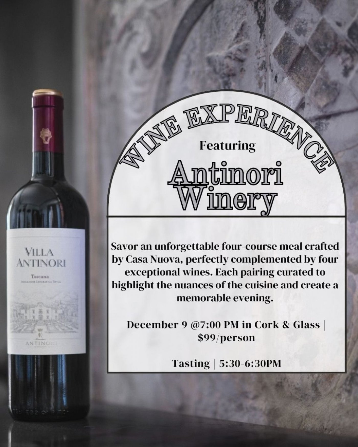 Antinori Wine Dinner | Event in Alpharetta | AllEvents
