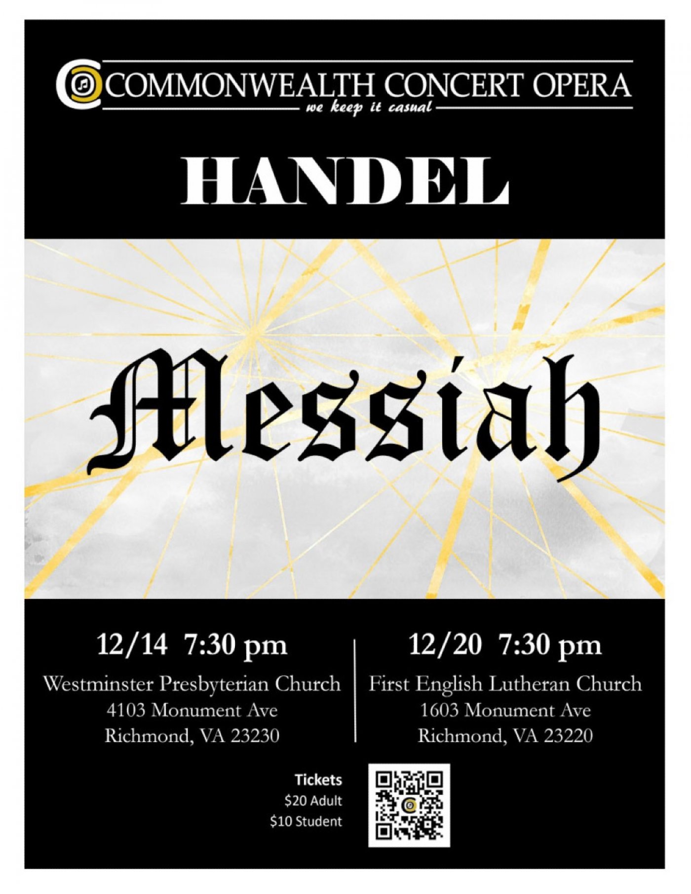 Messiah, by Georg Friedrich Handel, 20 December | Event in Richmond | AllEvents