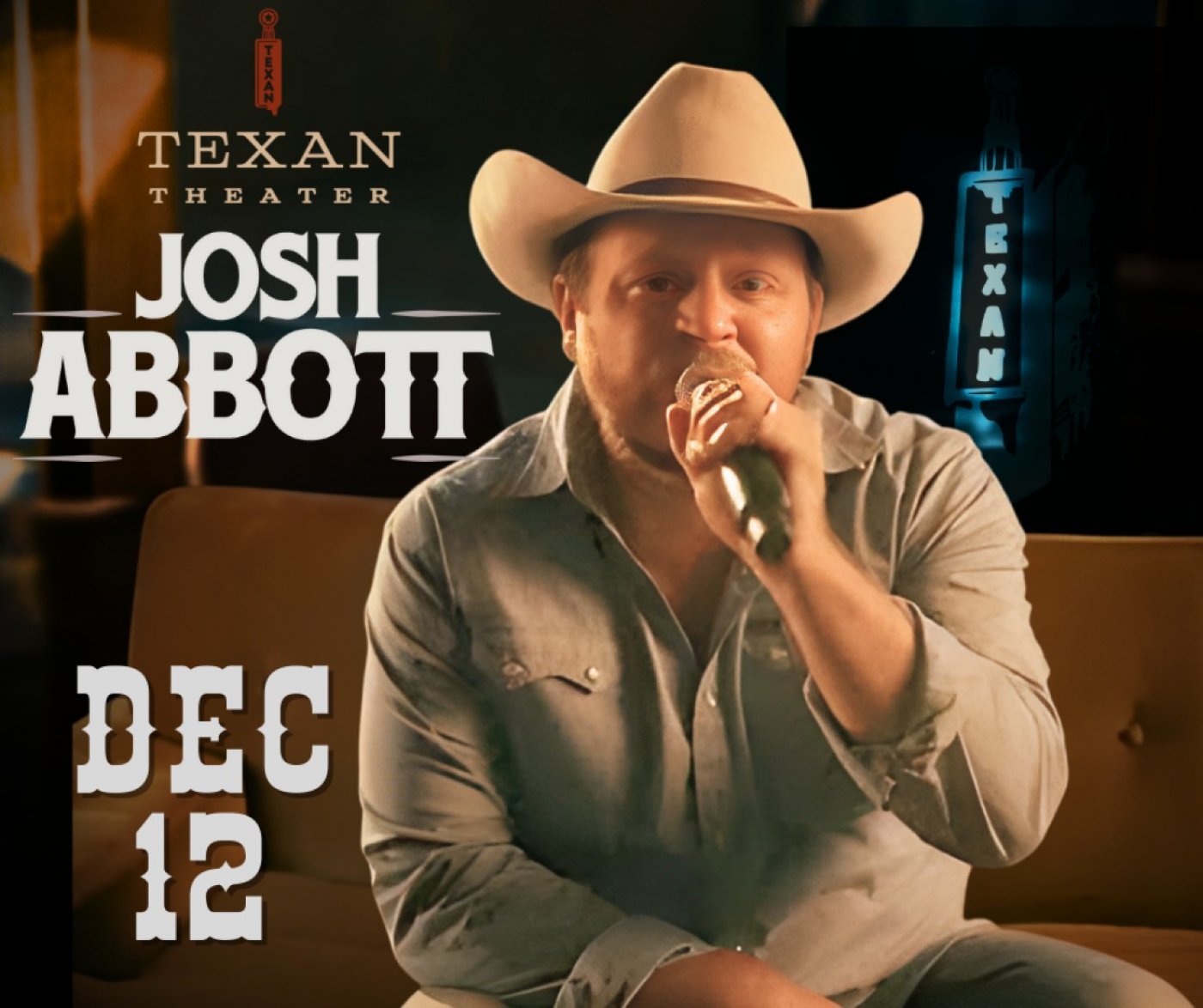Josh Abbott LIVE at Texan Theater, 12 December | Event in Cleveland | AllEvents