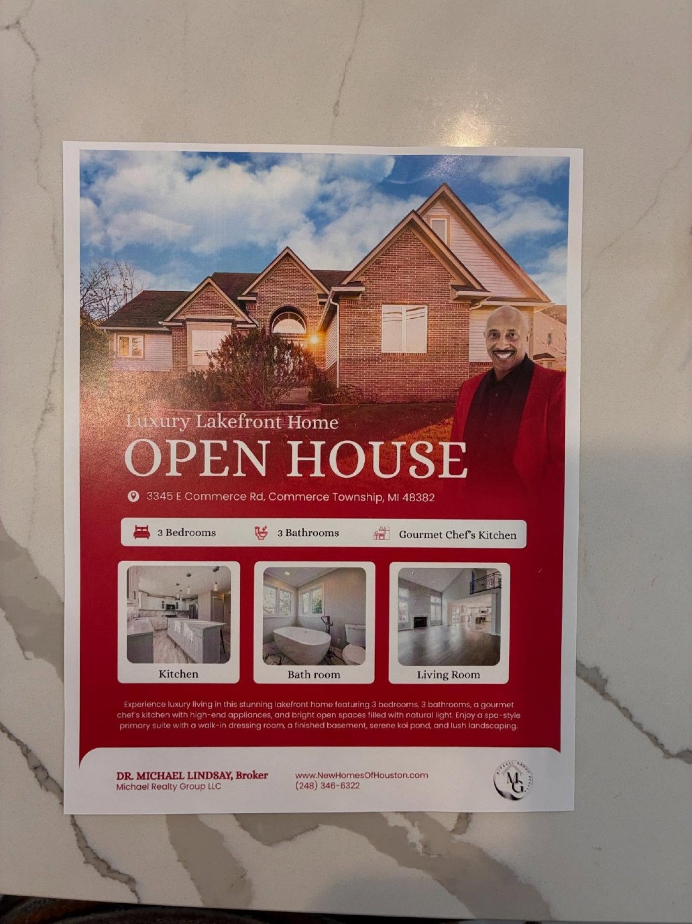 Luxury Lakefront Home - Open House, 14 December | Event in Commerce Township | AllEvents