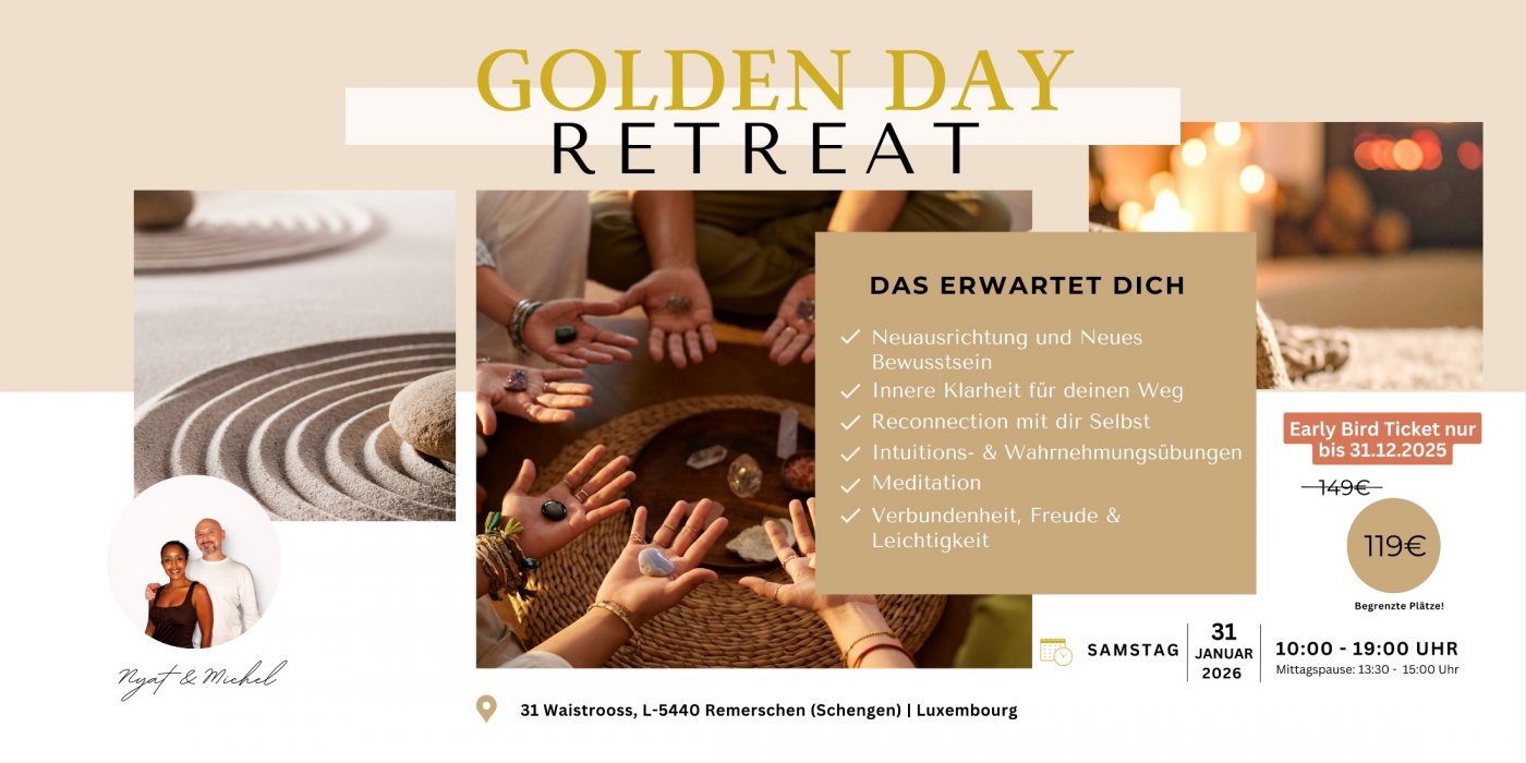 Golden Day Retreat, 31 January | Event in Mondorf-les-Bains | AllEvents