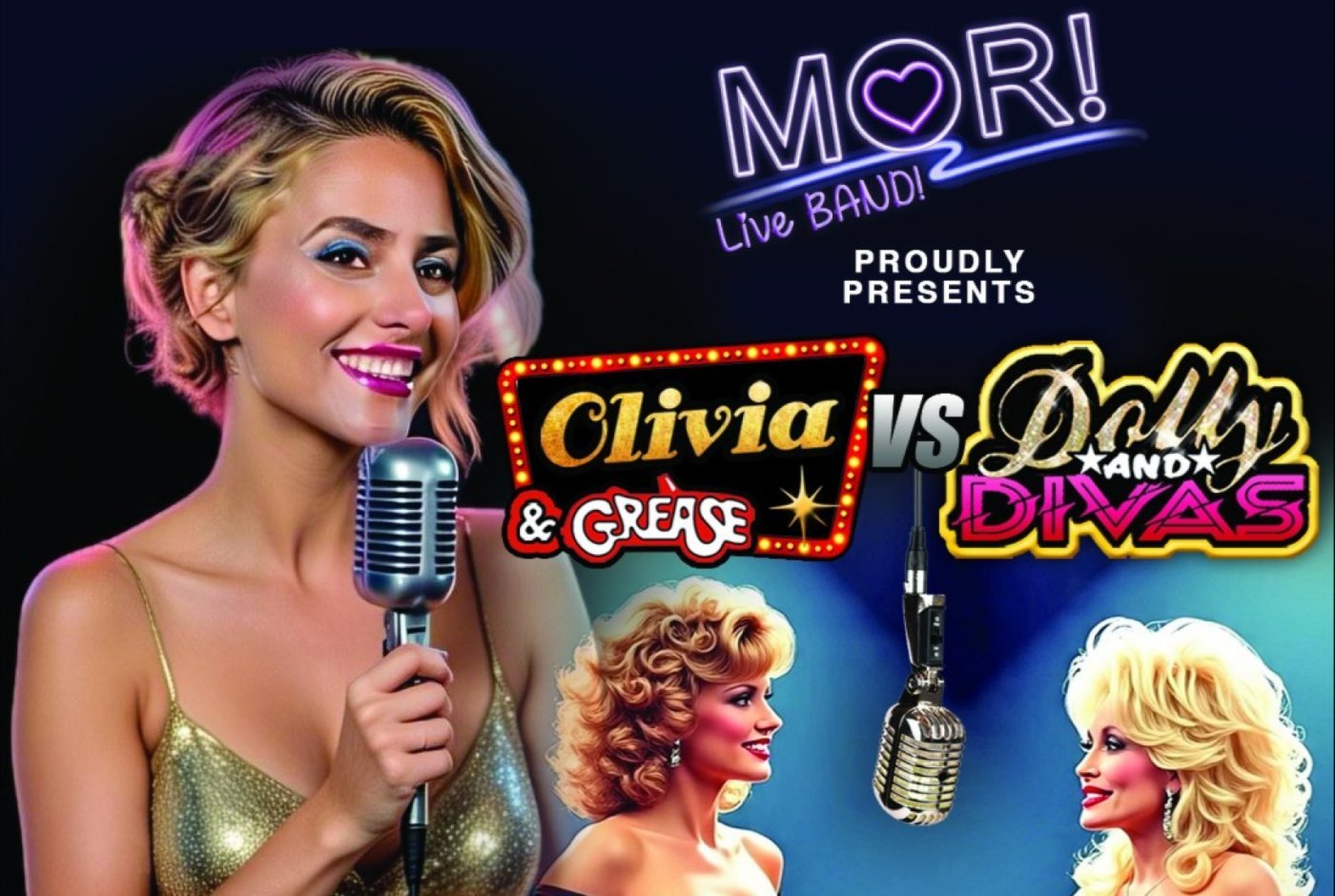 Olivia & Grease vs. Dolly & Divas @ The Bryant Library, 4 October | Event in Roslyn | AllEvents