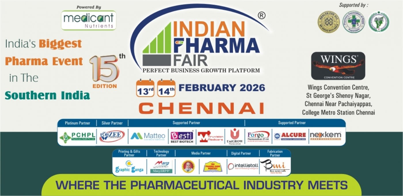 Indian Fharma Fair Chennai, 13 February | Event in Chennai | AllEvents