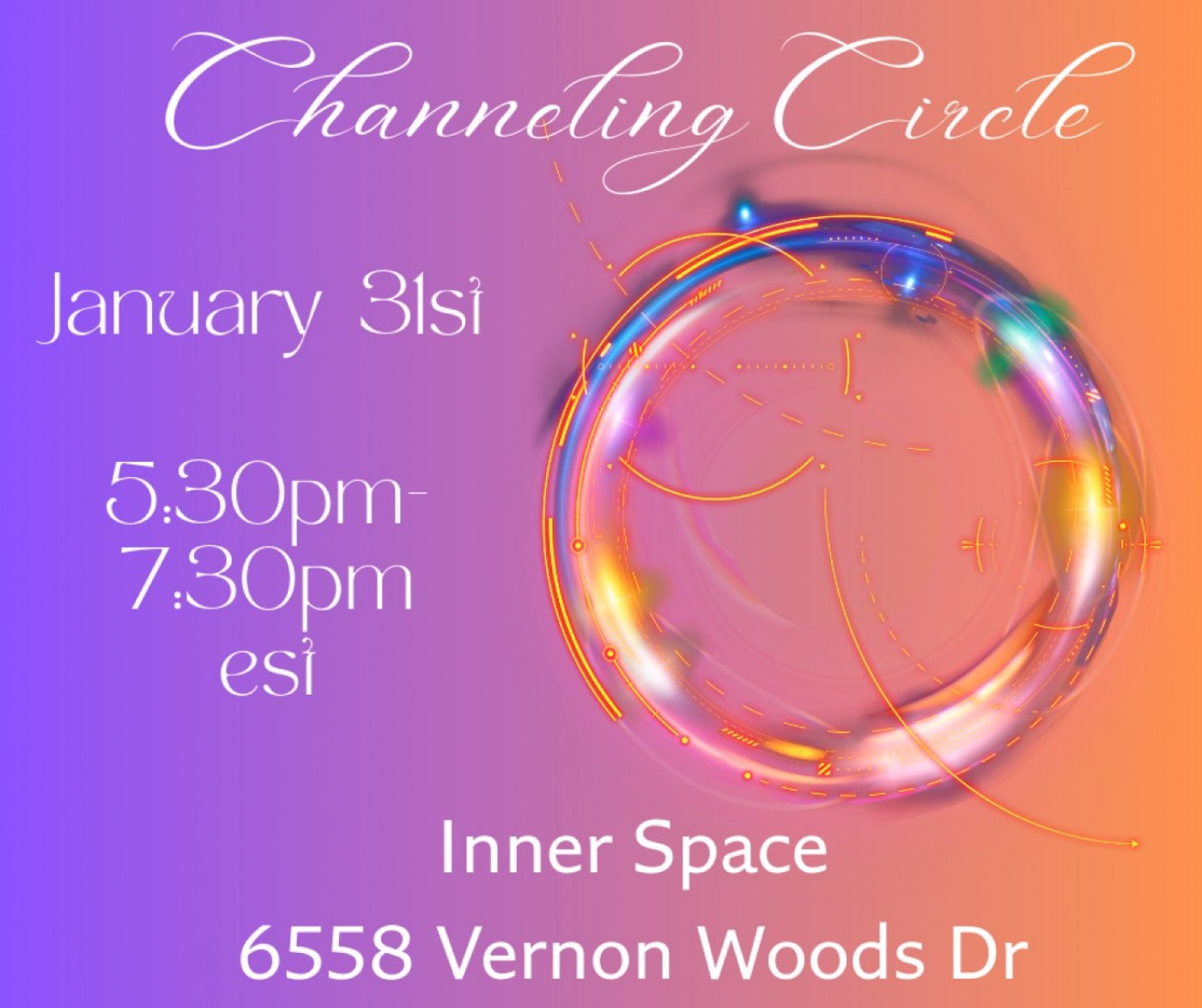 Channeling Circle In-Person, 31 January | Event in Dunwoody | AllEvents
