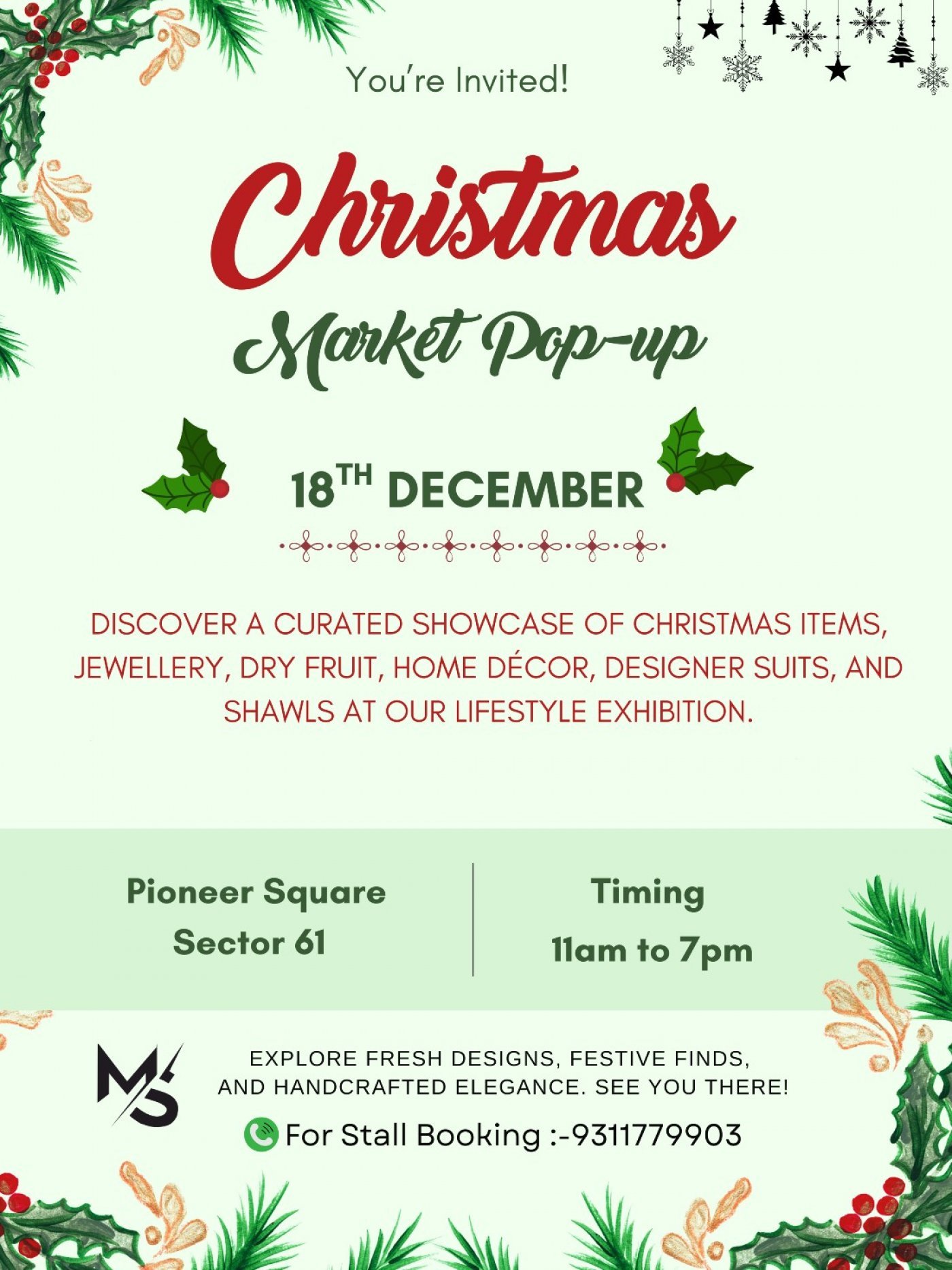 Christmas market popup, 17 December | Event in Gurgaon | AllEvents