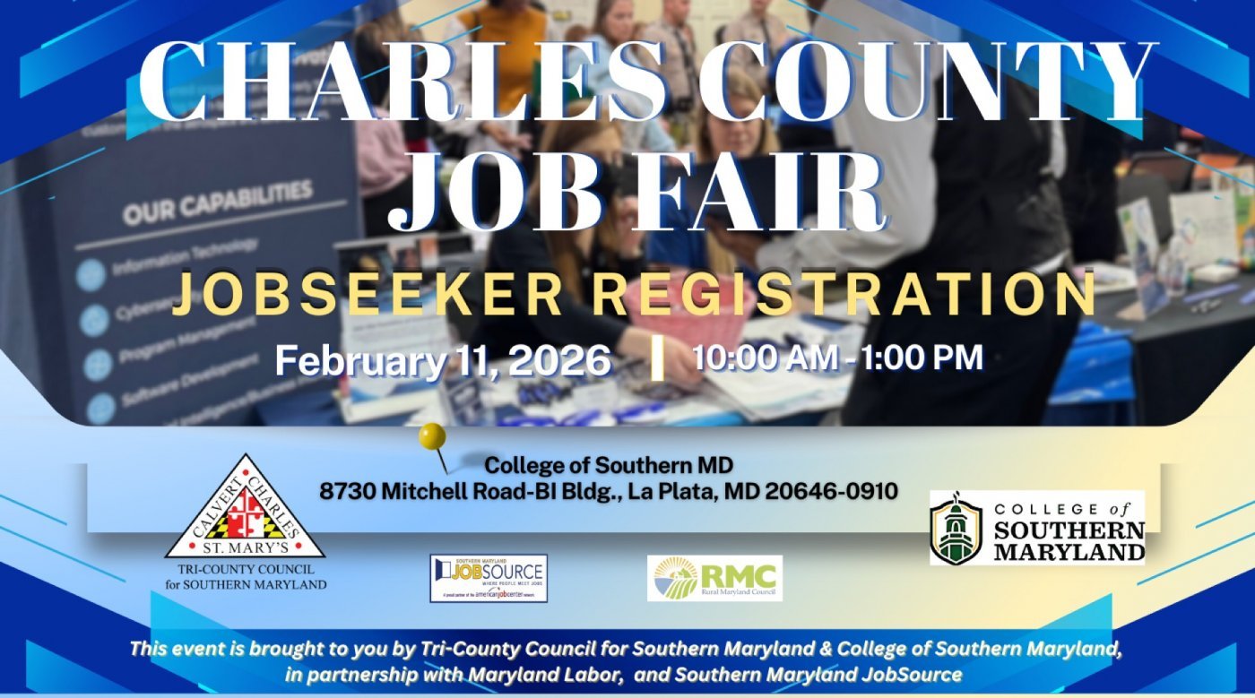 Charles County Job Fair - Jobseeker Registration, 11 February | Event in La Plata | AllEvents