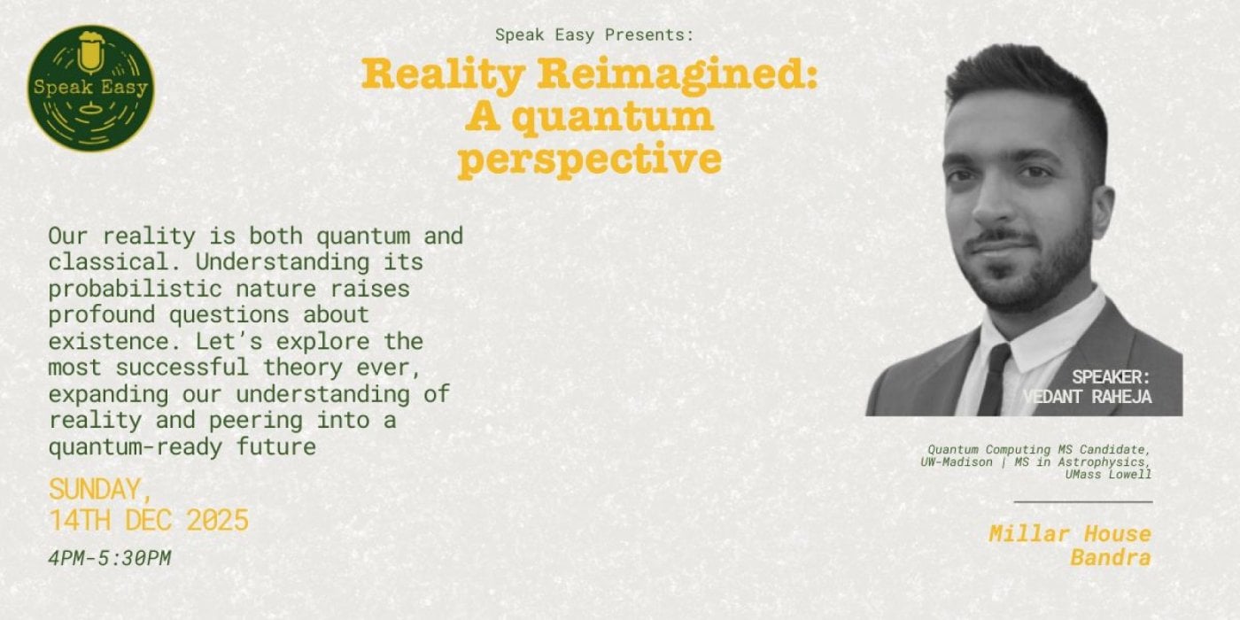 Reality Reimagined - A Quantum Perspective , 14 December | Event in Mumbai | AllEvents
