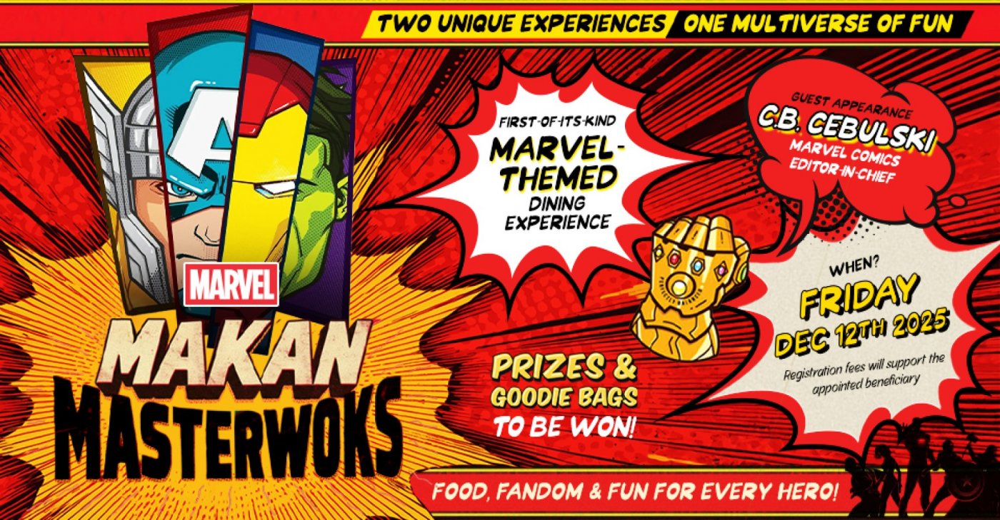Marvel Makan Masterwoks @ SAFRA Punggol, 12 December | Event in Singapore | AllEvents