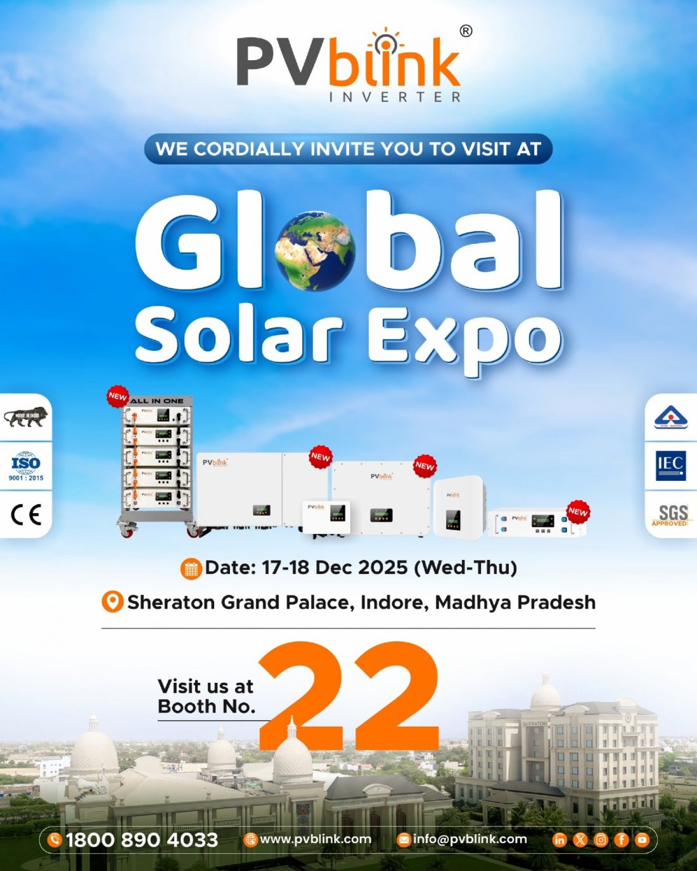 You're Invited to the Global Solar Expo 2025! at Indore, Madhya Pradesh, 17 December | Event in Indore | AllEvents