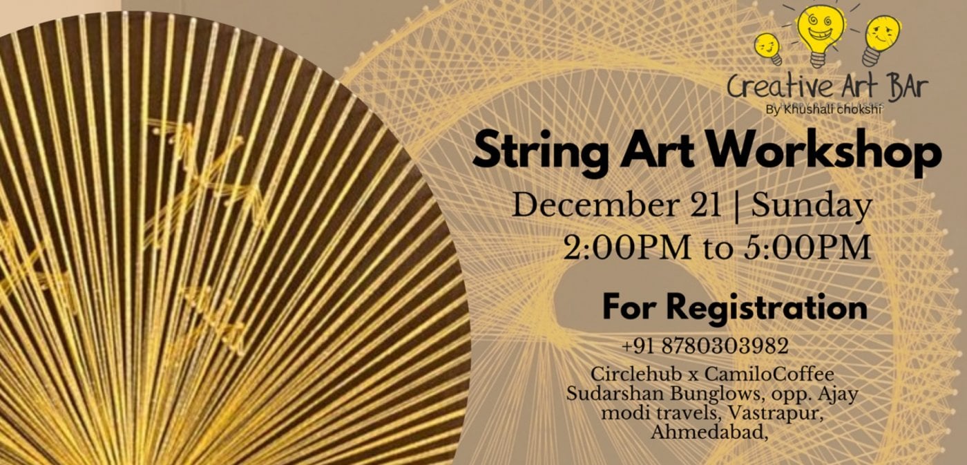 Golden string Art, 21 December | Event in Ahmedabad | AllEvents