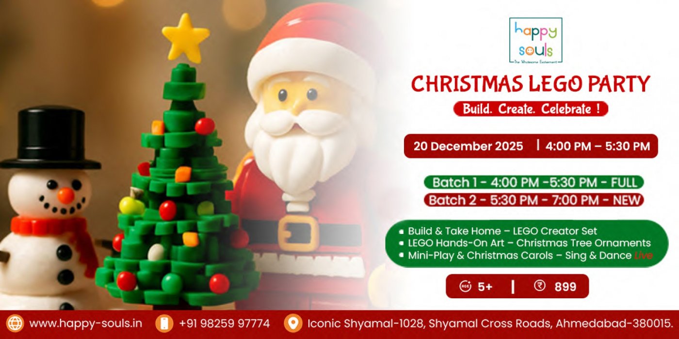 CHRISTMAS LEGO PARTY, 20 December | Event in Ahmedabad | AllEvents