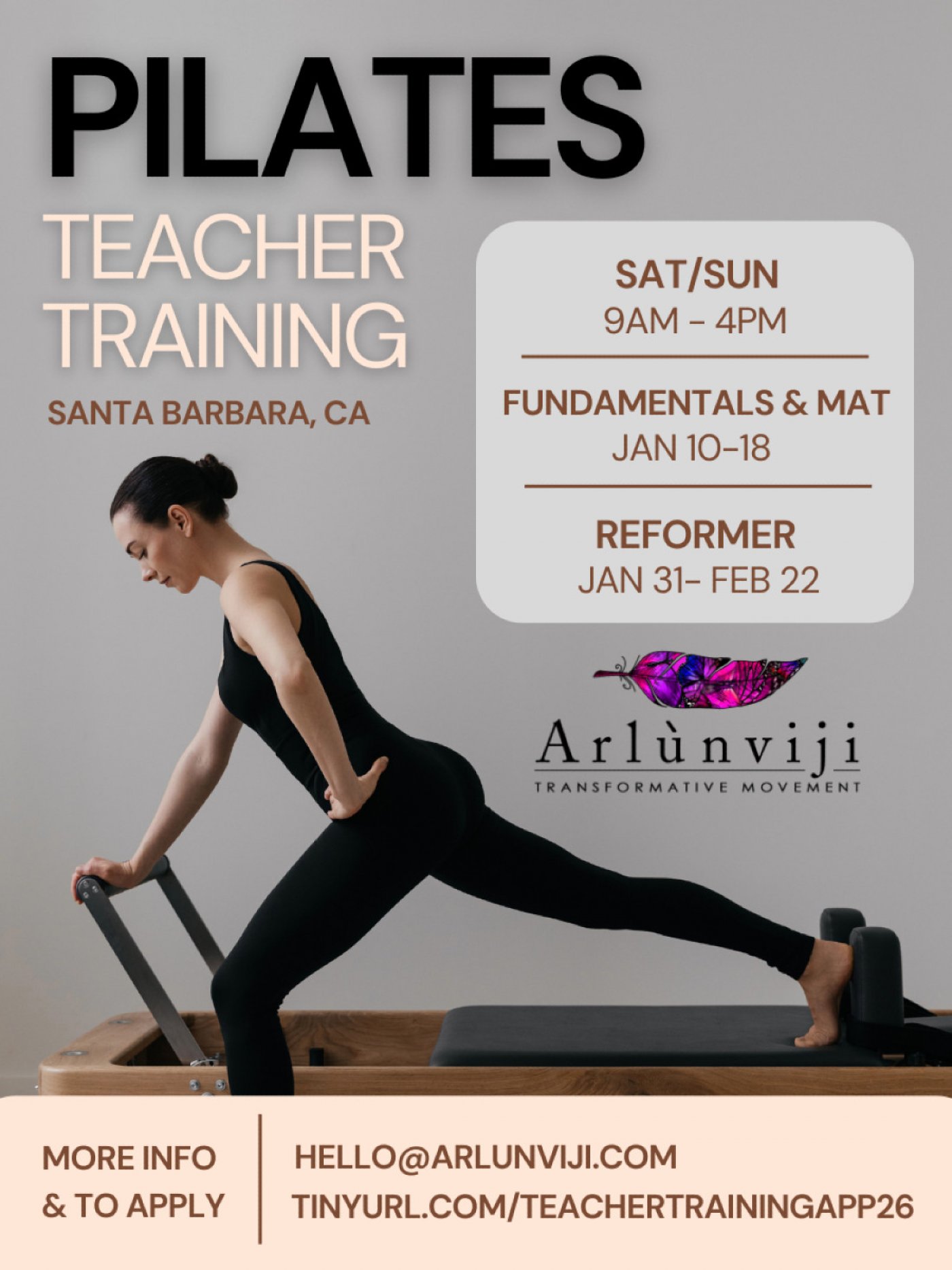 Pilates Teacher Training, 10 January | Event in Santa Barbara | AllEvents
