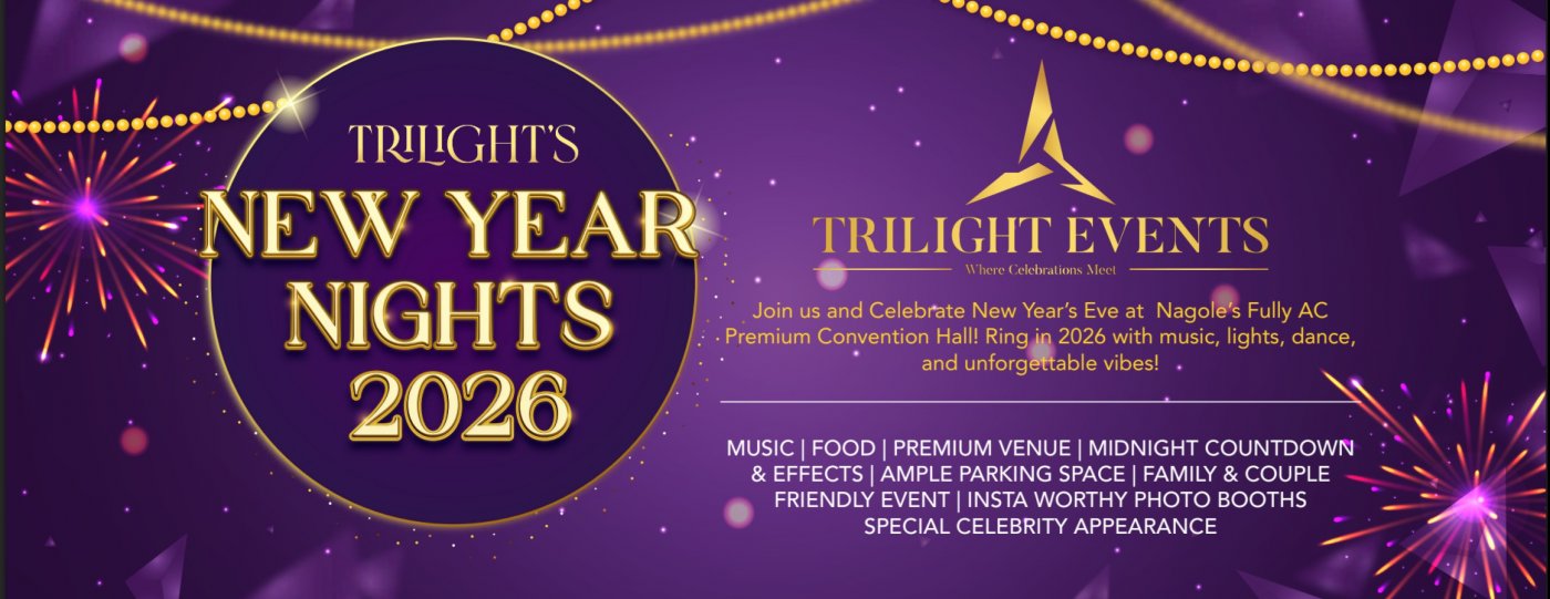 Trilight's New year Nights, 31 December | Event in Hyderabad | AllEvents