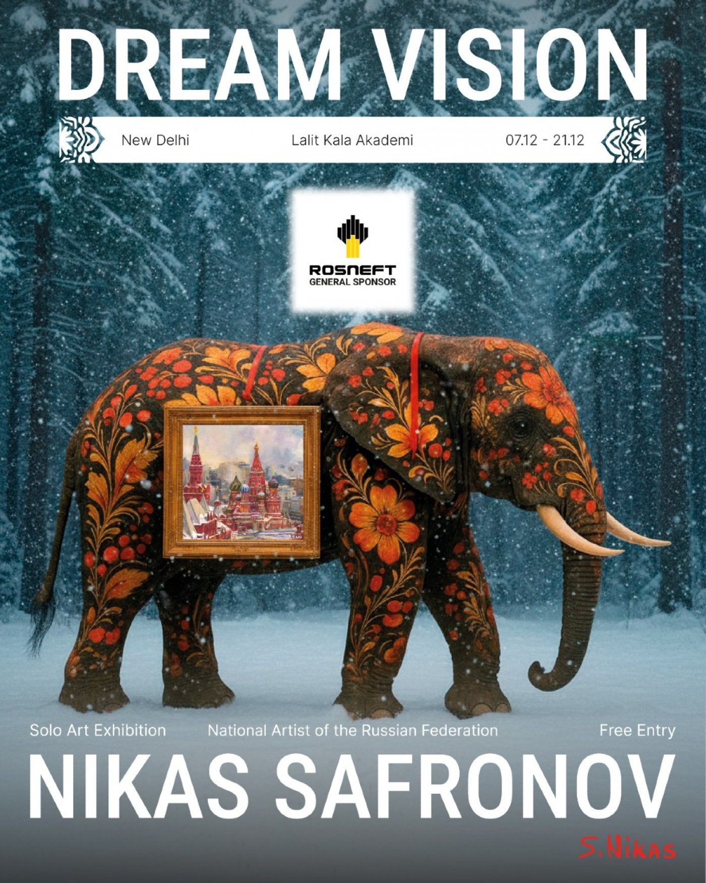 Dream Vision – Solo Exhibition by Nikas Safronov | Event in New Delhi | AllEvents