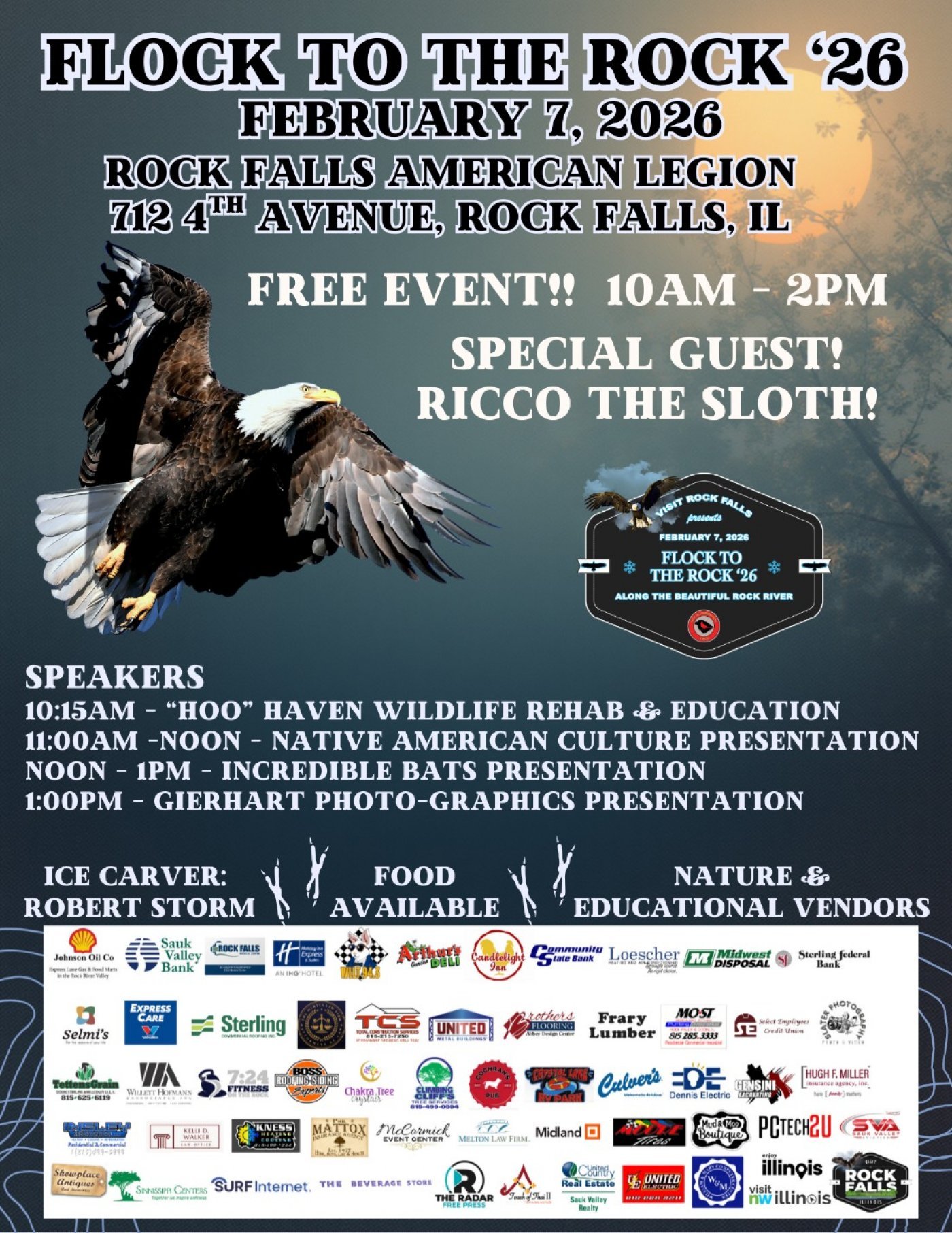Flock to the Rock '26, 7 February | Event in Rock Falls | AllEvents