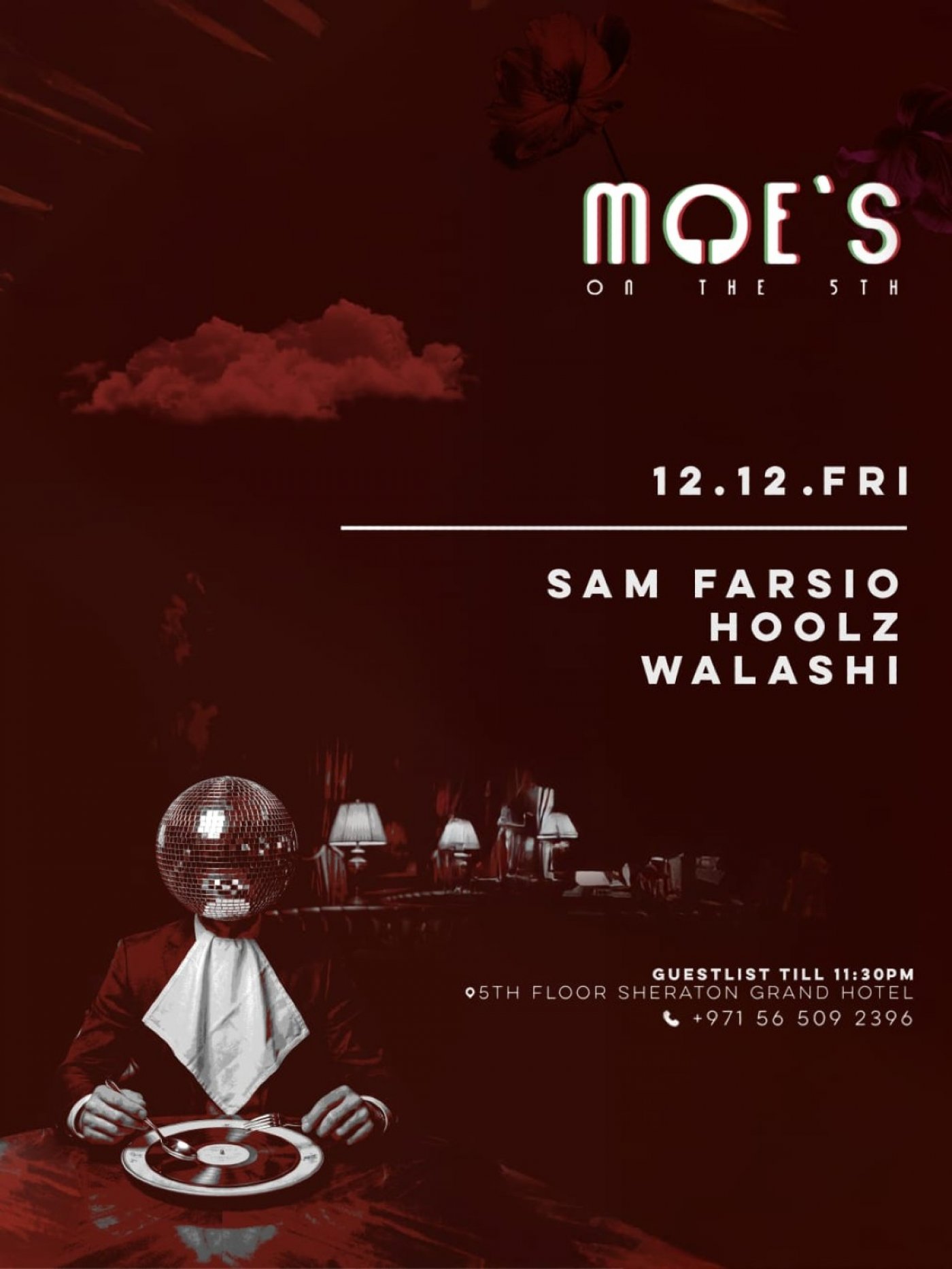 Saturday Night @Moe's, 12 December | Event in Dubai | AllEvents