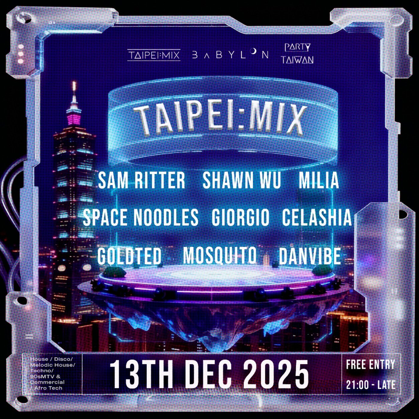 TaipeiMix X Babylo #19, 13 December | Event in Taipei | AllEvents
