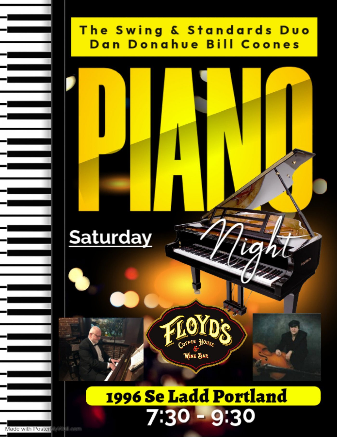 Swing & Standards Duo Floyd's Wine Bar, 10 January | Event in Portland | AllEvents
