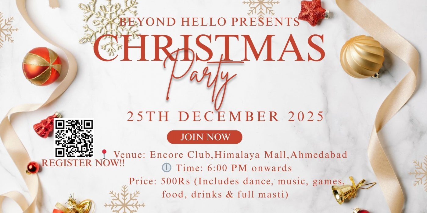 Beyond Hello (Christmas Party), 25 December | Event in Ahmedabad | AllEvents