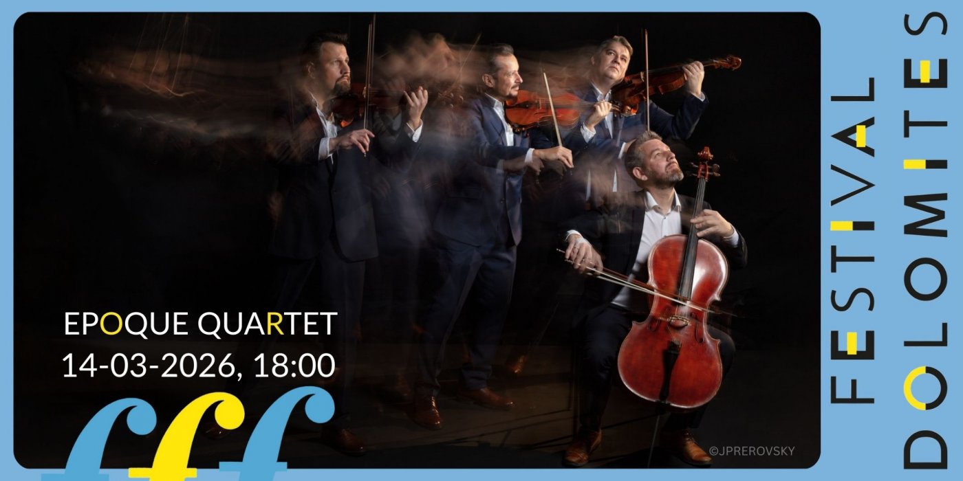 FESTIVAL DOLOMITES «GlücksFälle», Epoque Quartet, 14 March | Event in Cortina d'Ampezzo | AllEvents