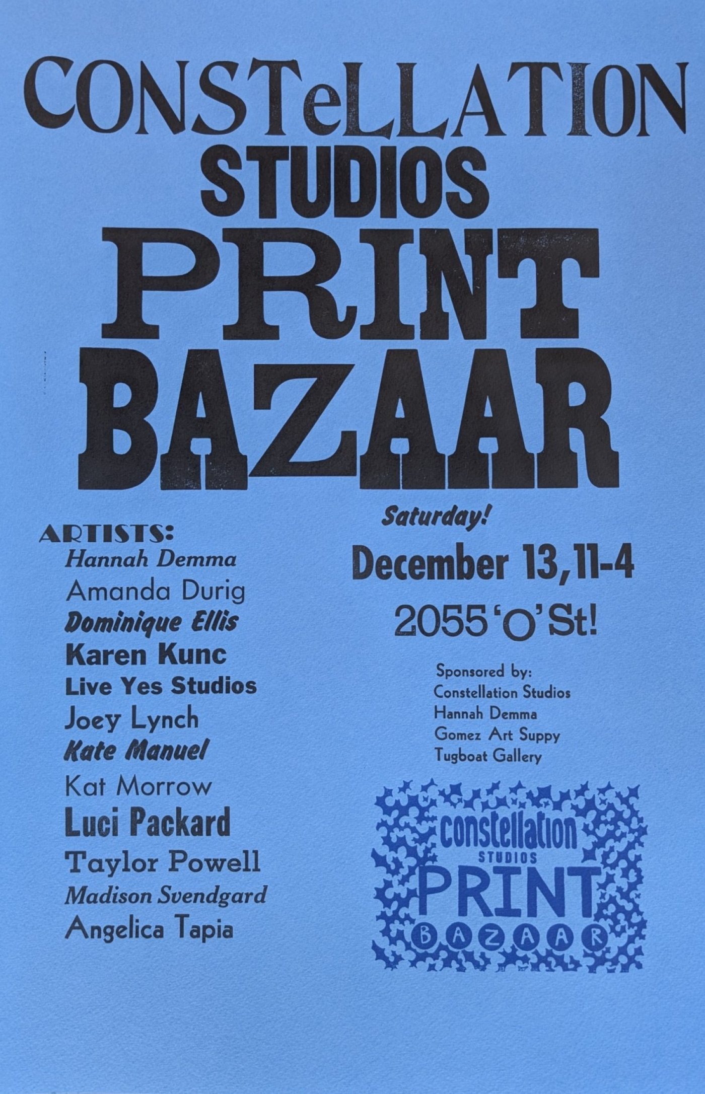 Constellation Studios PRINT Bazaar, 13 December | Event in Lincoln | AllEvents