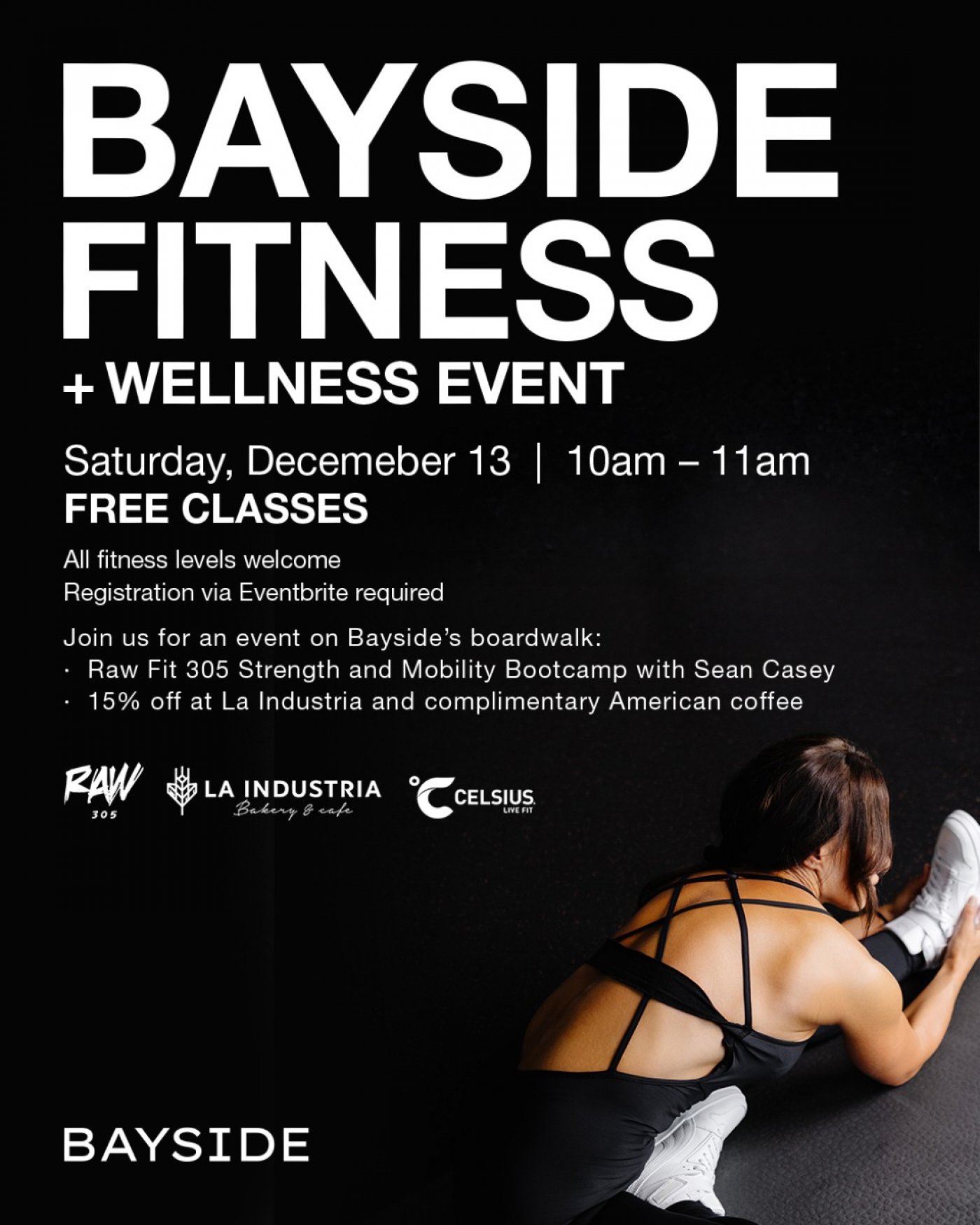 Bayside Fitness + Wellness Event , 13 December | Event in Miami | AllEvents