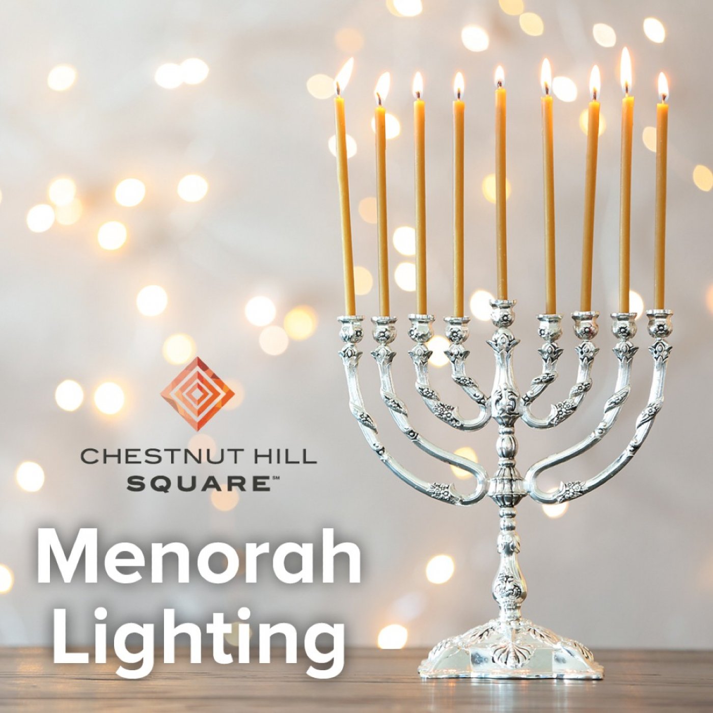 Menorah Lighting at Chestnut Hill Square, 16 December | Event in Newton | AllEvents