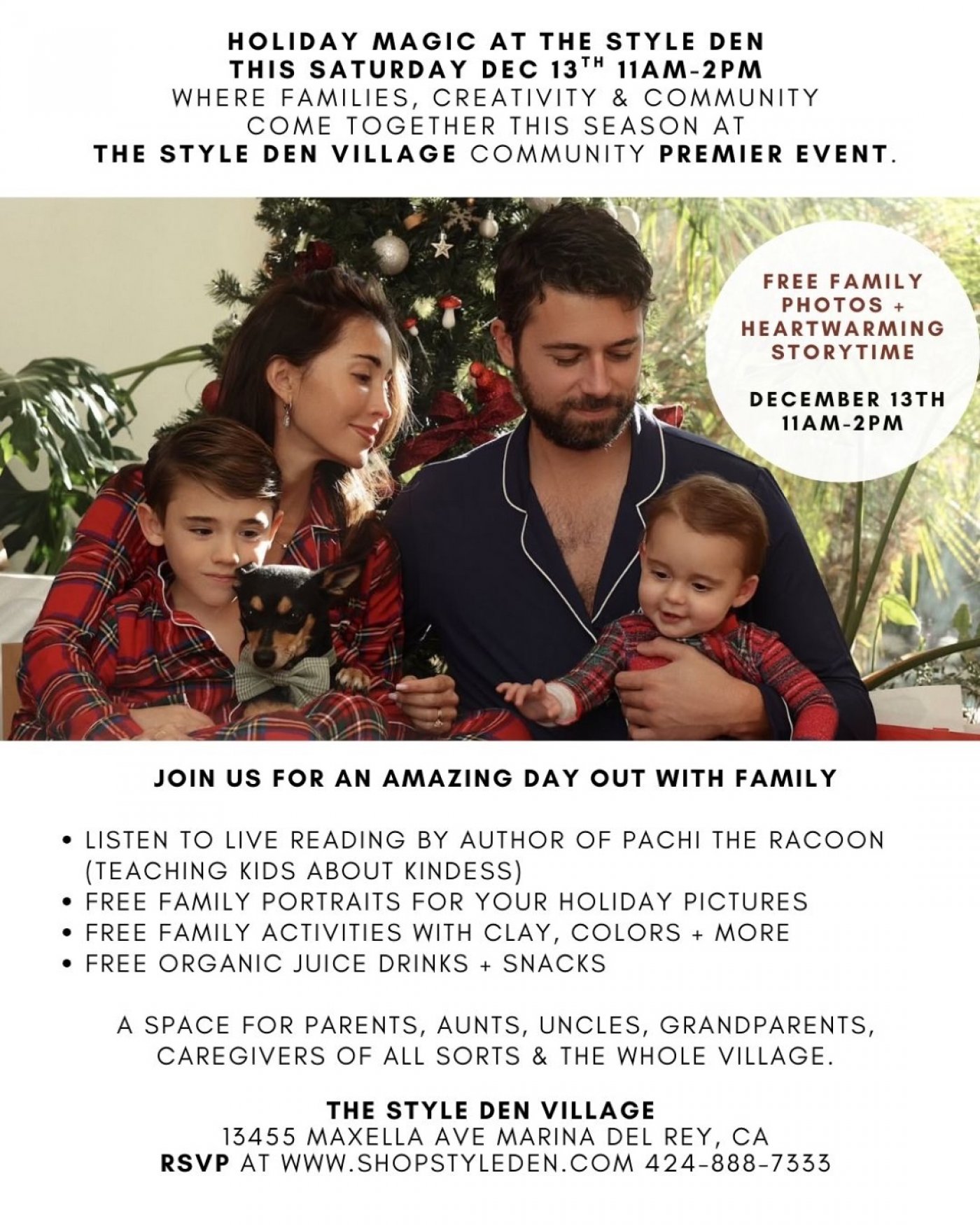 Style Den Village - Family Activity, 13 December | Event in Marina Del Rey | AllEvents