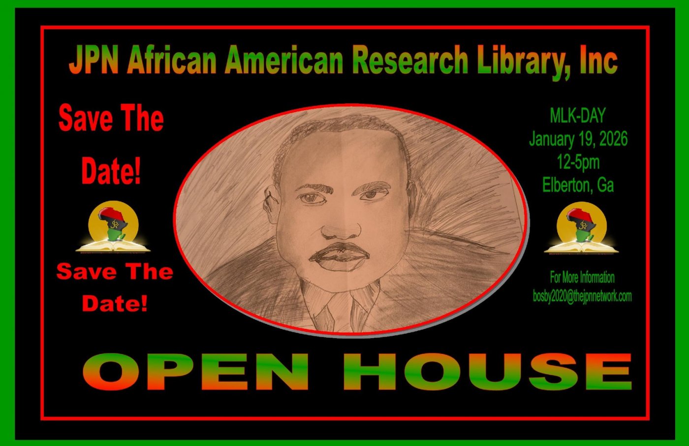 JPN African American Research Library-Open House, 19 January | Event in Elberton | AllEvents