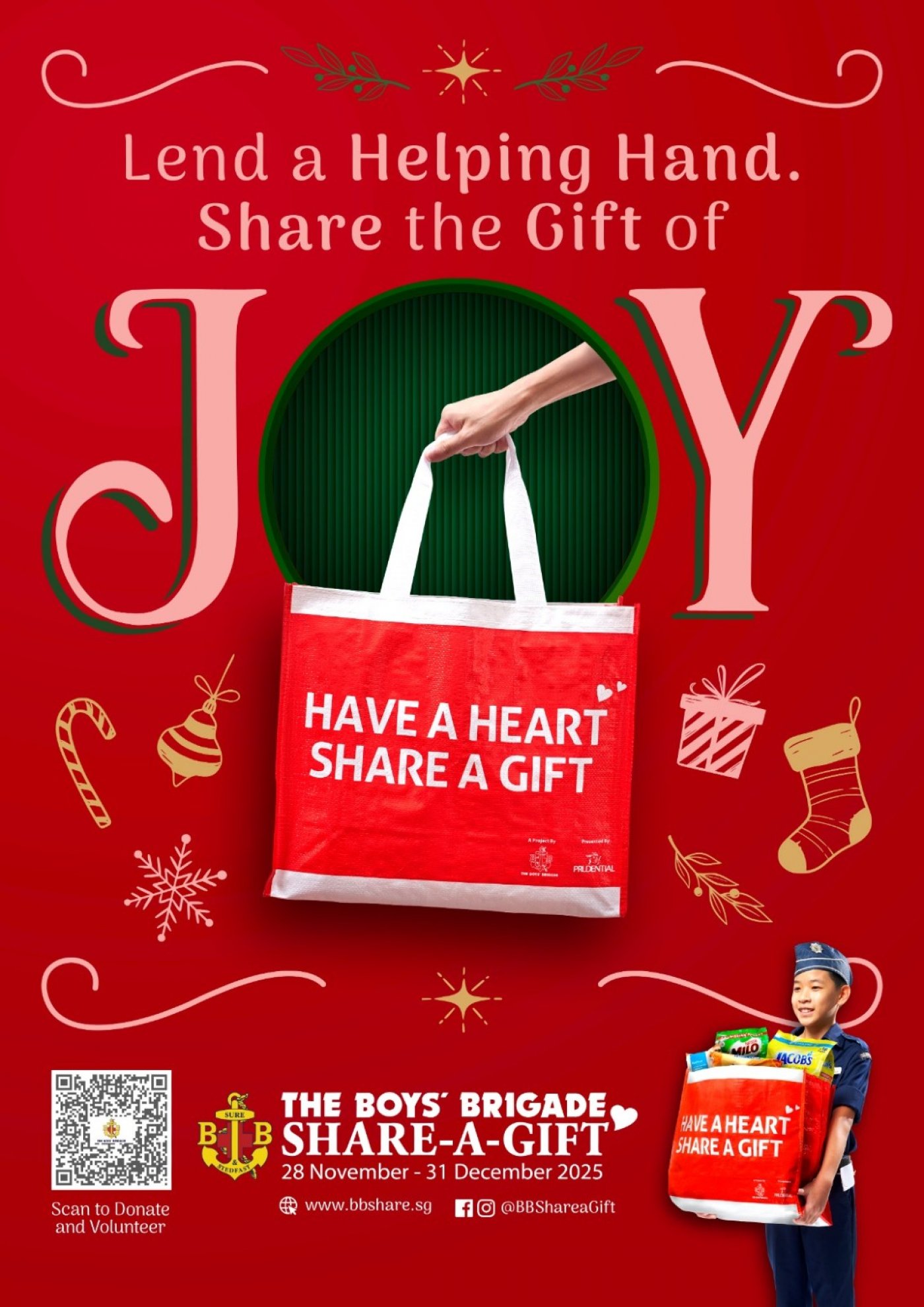 Do Good with The Boys’ Brigade Share-a-Gift (BBSG) Project 2025 This Festive Season  | Event in Singapore