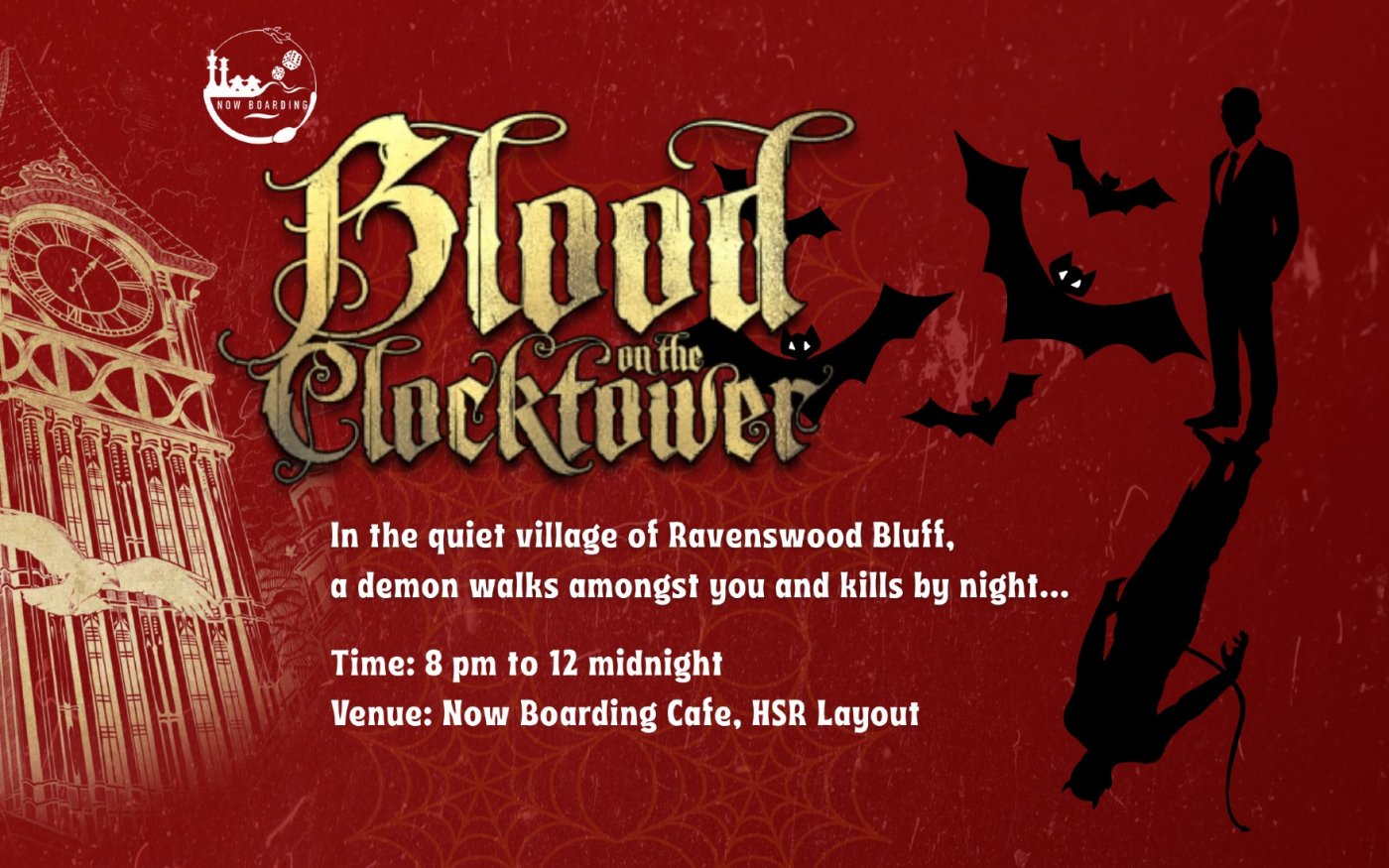Blood on the Clocktower, 12 December | Event in Bangalore | AllEvents