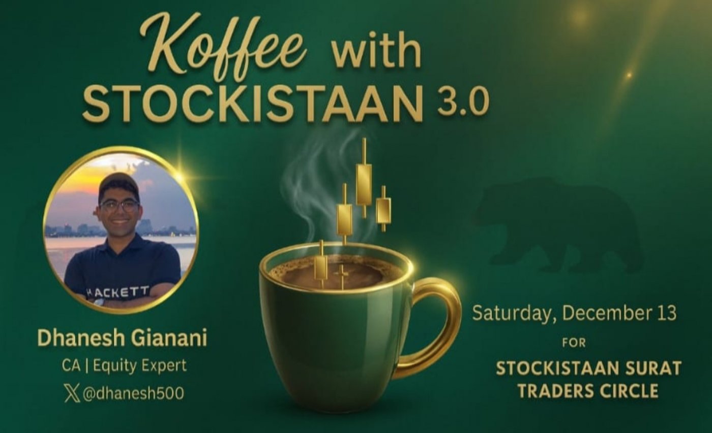 KOFFEE WITH STOCKISTAAN 3.0, 13 December | Event in Surat | AllEvents