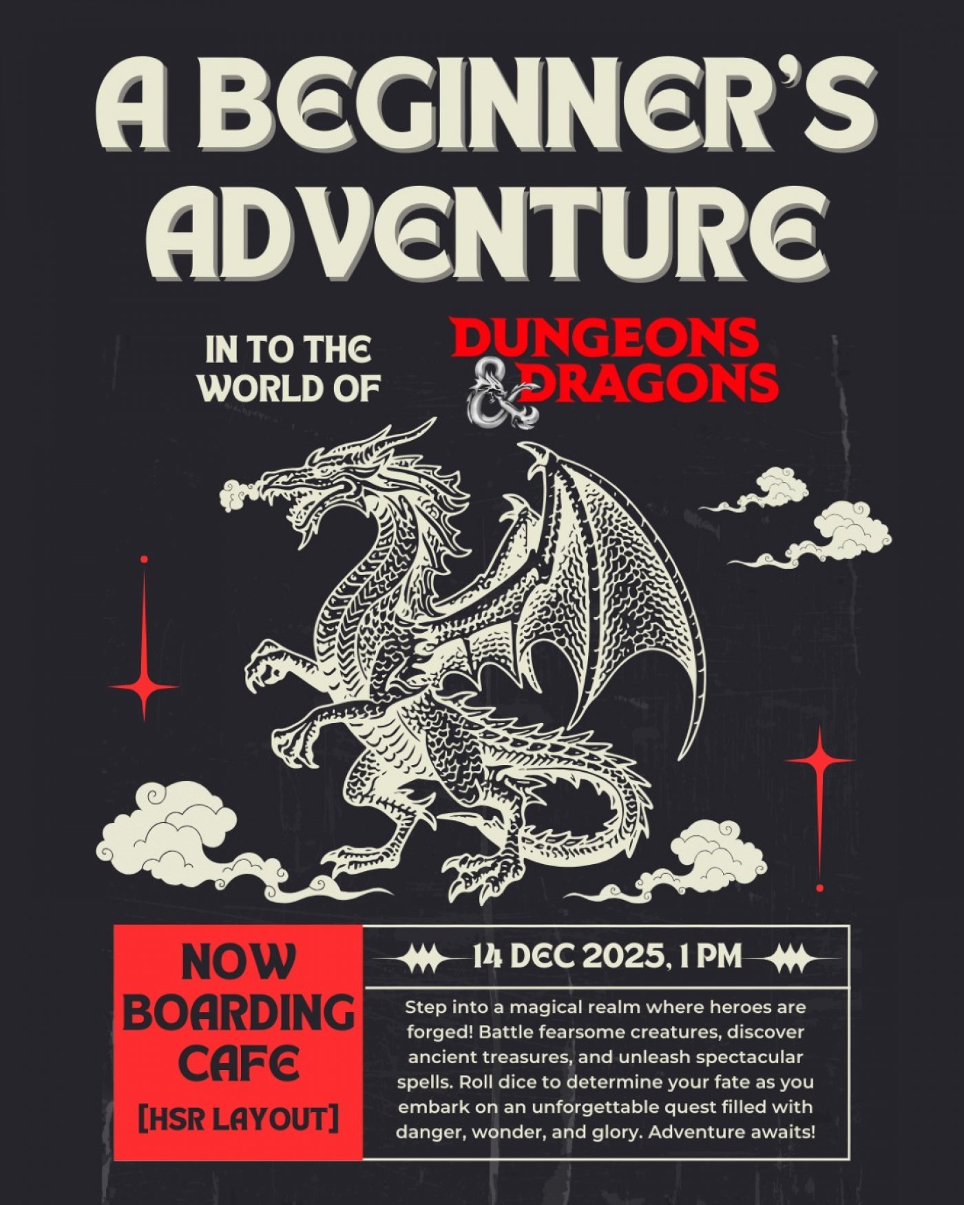 Dungeons and Dragons : A Beginner's Adventure, 14 December | Event in Bangalore | AllEvents