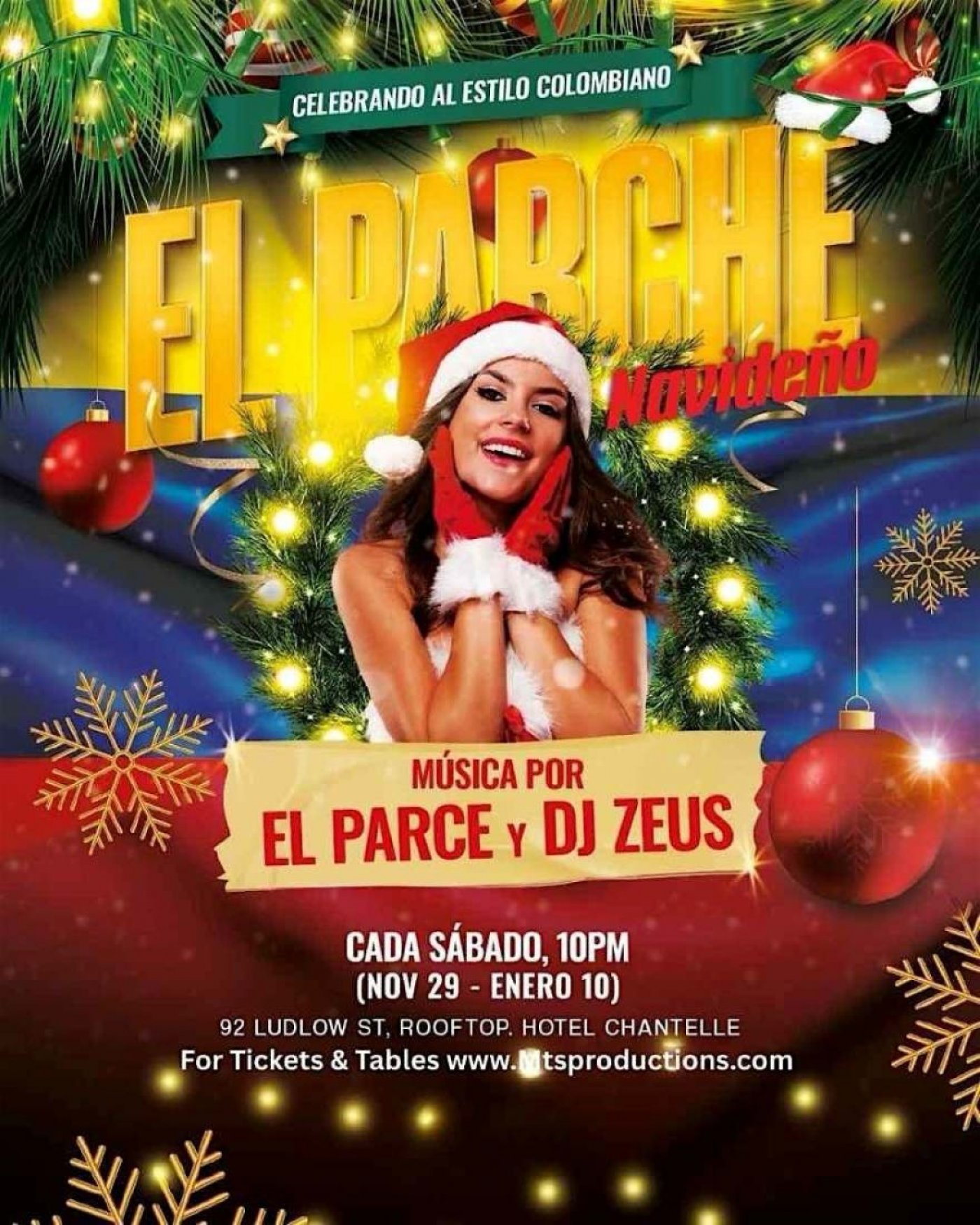 El Parche Navideño NYC en Hotel Chantelle – Saturday, Dec 13th, 13 December | Event in New York | AllEvents