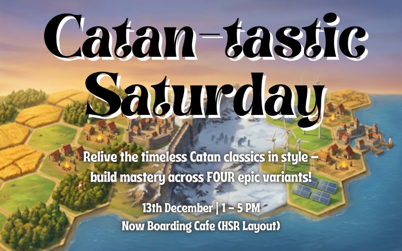 A Catan-tastic Saturday, 13 December | Event in Bangalore | AllEvents