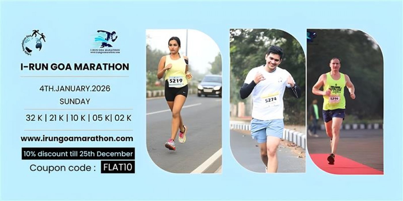 I Run Goa Marathon 2026, 4 January | Event in Panjim | AllEvents