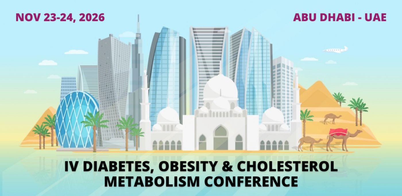 IV Diabetes, Obesity and Cholesterol Metabolism Conference, 23 November | Event in Abu Dhabi | AllEvents