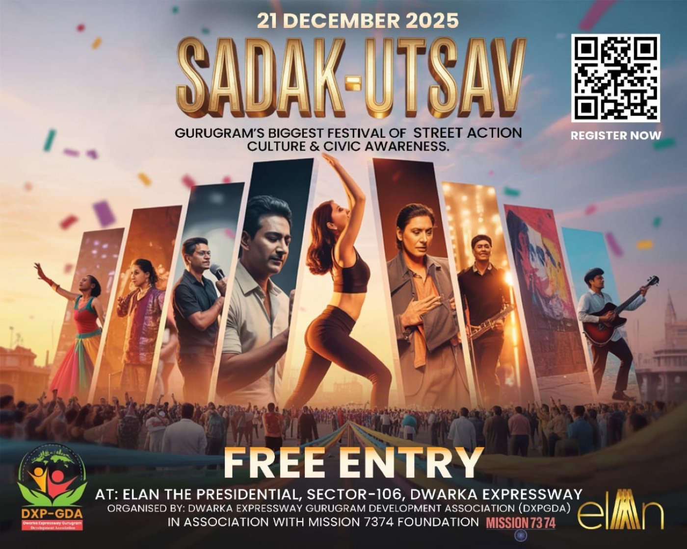 SADAK UTSAV 2025, 21 December | Event in Gurgaon | AllEvents