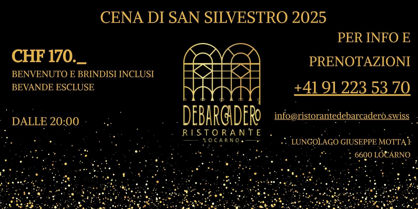 Dall’aperitivo al brindisi: il tuo Capodanno indimenticabile sul lago!, 31 December | Event in Locarno | AllEvents