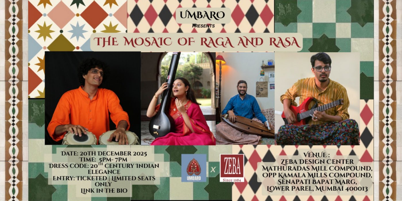 A Mosaic of Raag & Rasa, 20 December | Event in Mumbai | AllEvents