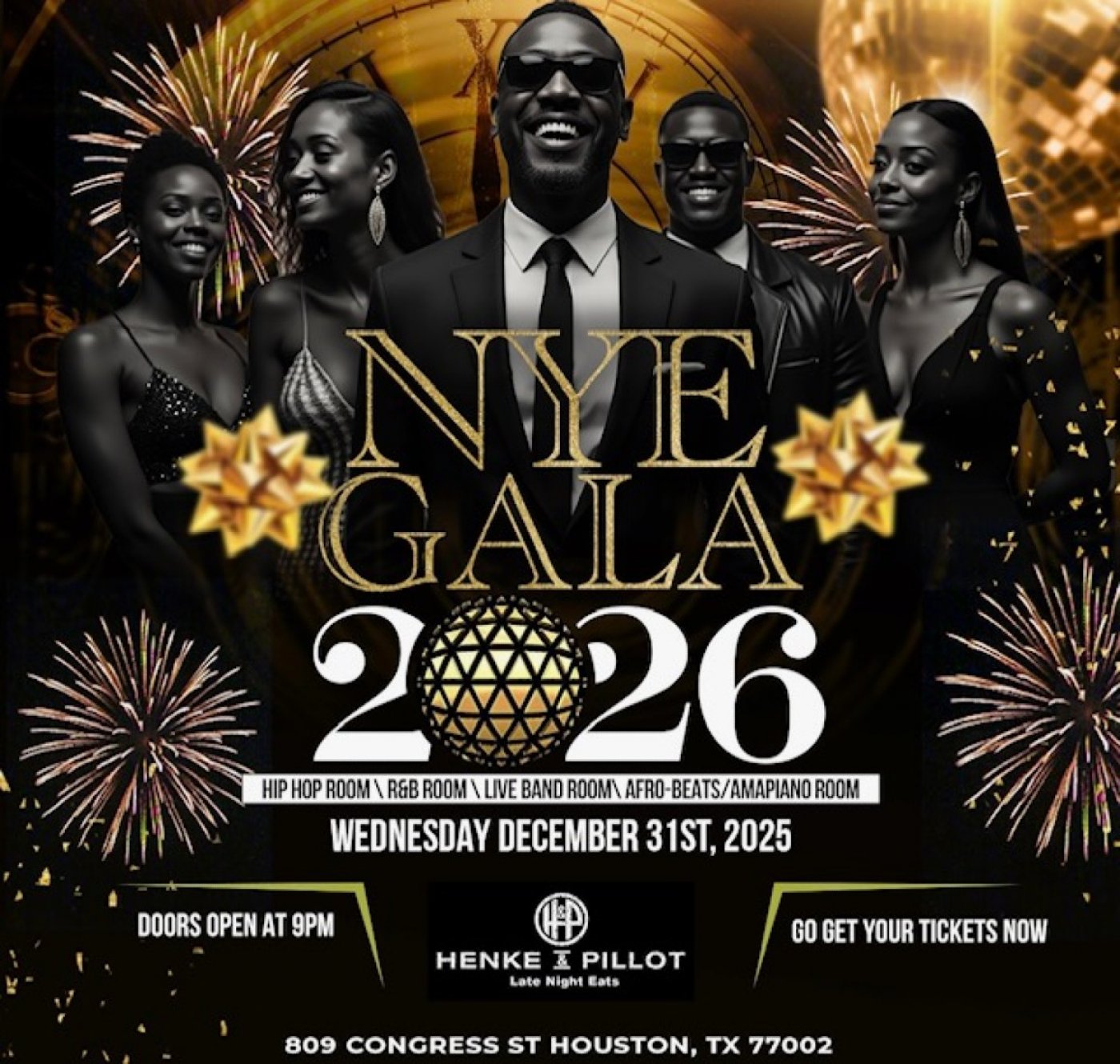 The 9th Annual NYE GALA 2026, 31 December | Event in Houston | AllEvents