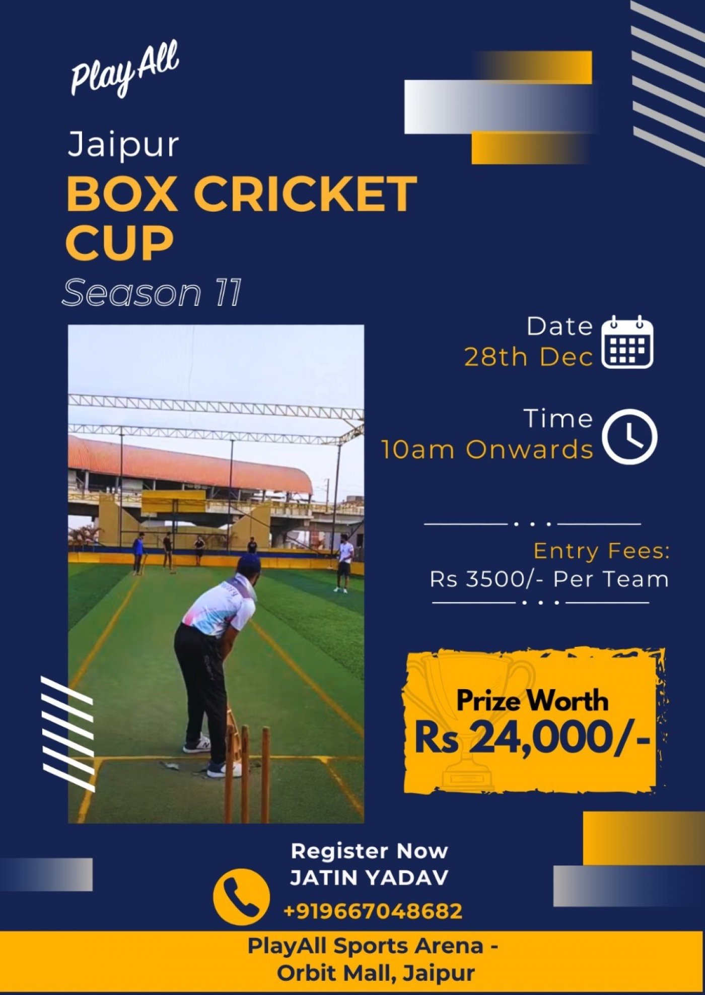 Jaipur Box Cricket Championship Season - 11, 28 December | Event in Jaipur | AllEvents
