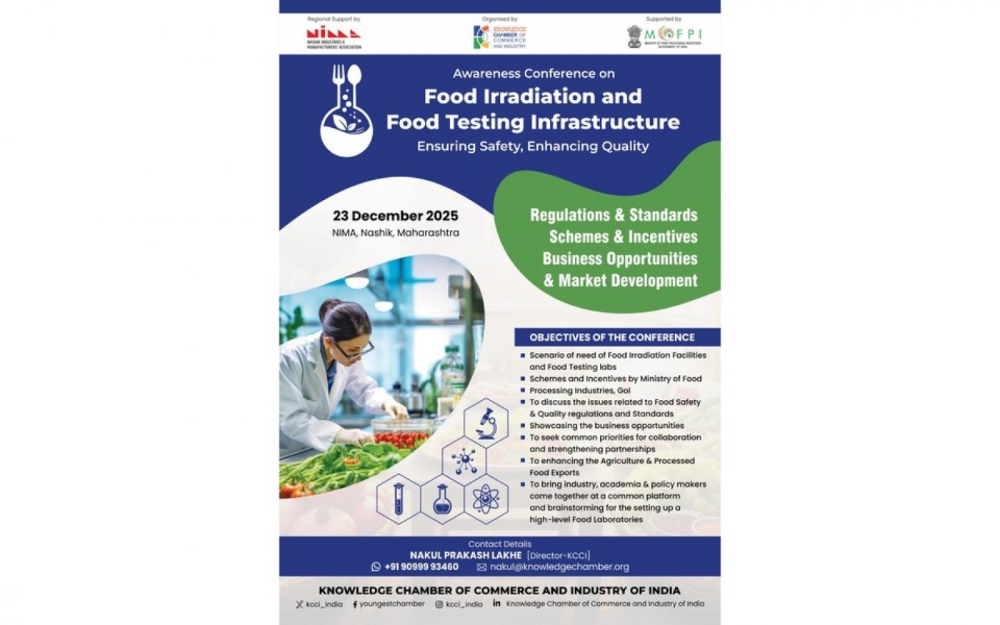 Awareness Conference on Food Irradiation and Food Testing Infrastructure in Nashik Region, 23 December | AllEvents