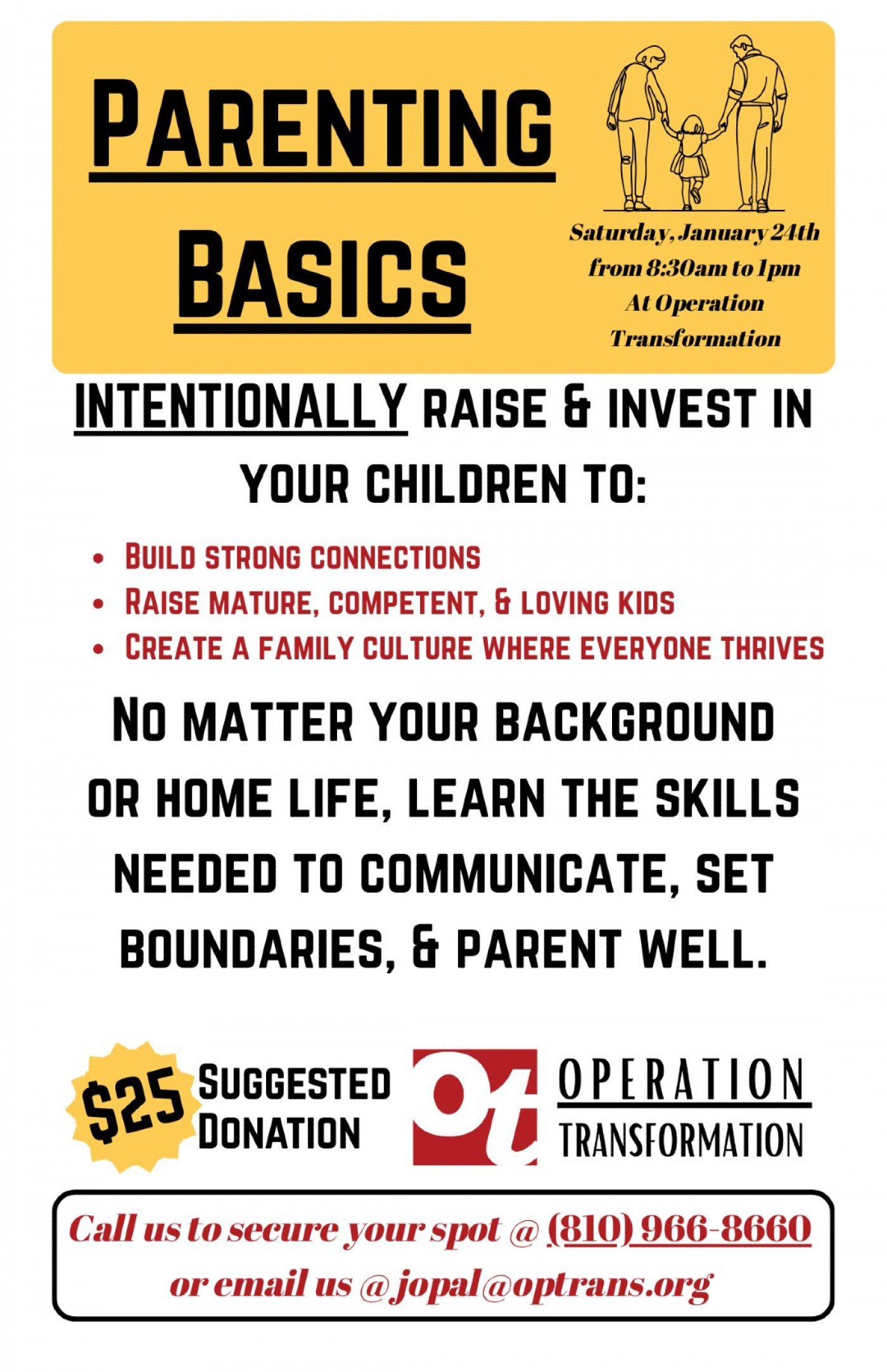 Parenting Basics Class, 24 January | Event in Port Huron | AllEvents