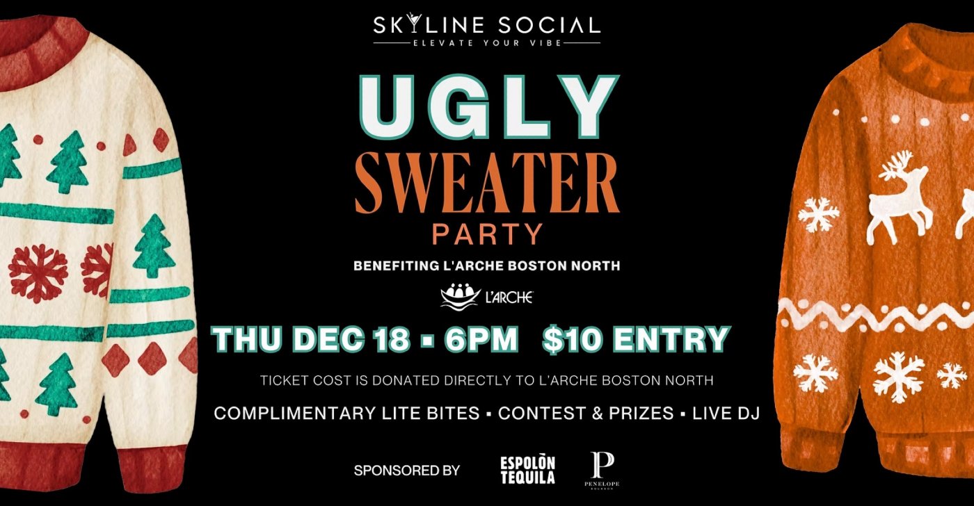 Ugly Sweater Party at Skyline Social, 18 December | Event in Haverhill | AllEvents