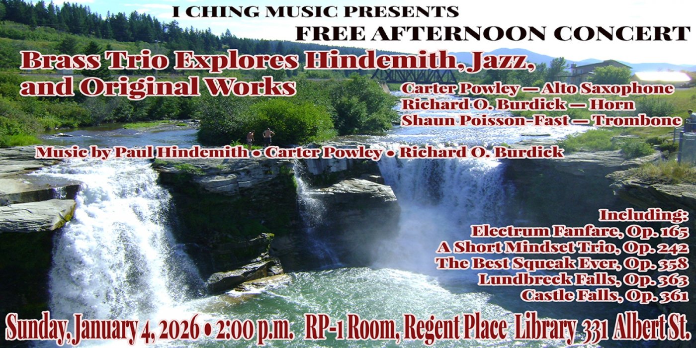 Brass Trio Explores Hindemith, Jazz, and Original Works, 4 January | Event in Regina | AllEvents