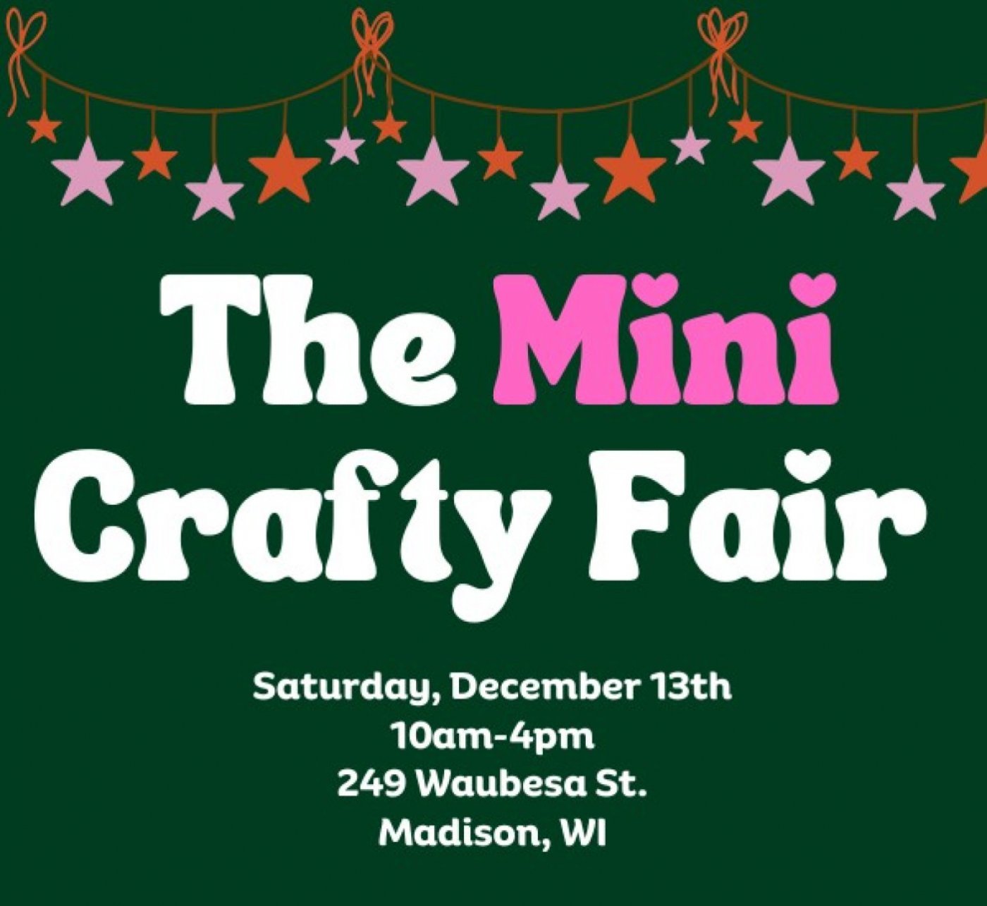 The Mini Crafty Fair, 13 December | Event in Madison | AllEvents