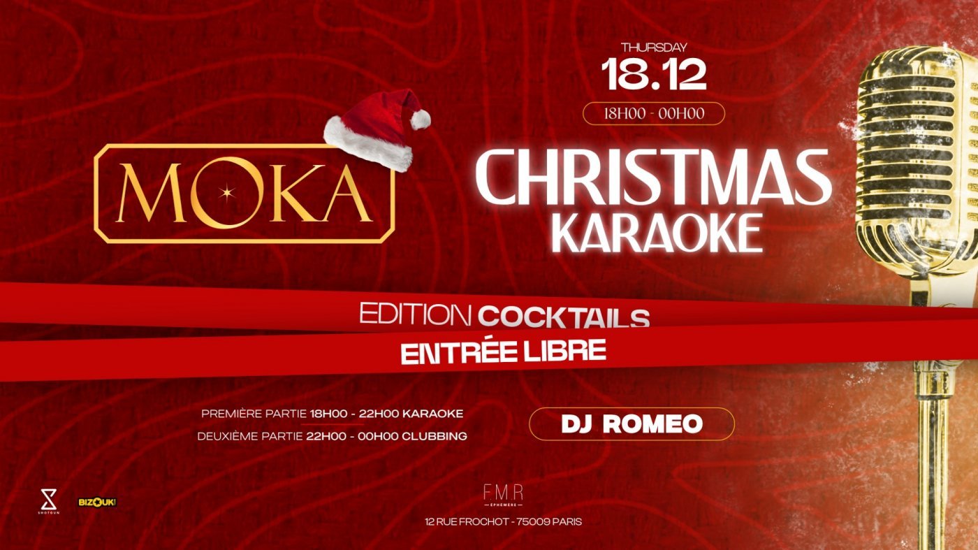 AFTERWORK CHRISTMAS KARAOKE, 18 December | Event in Paris | AllEvents