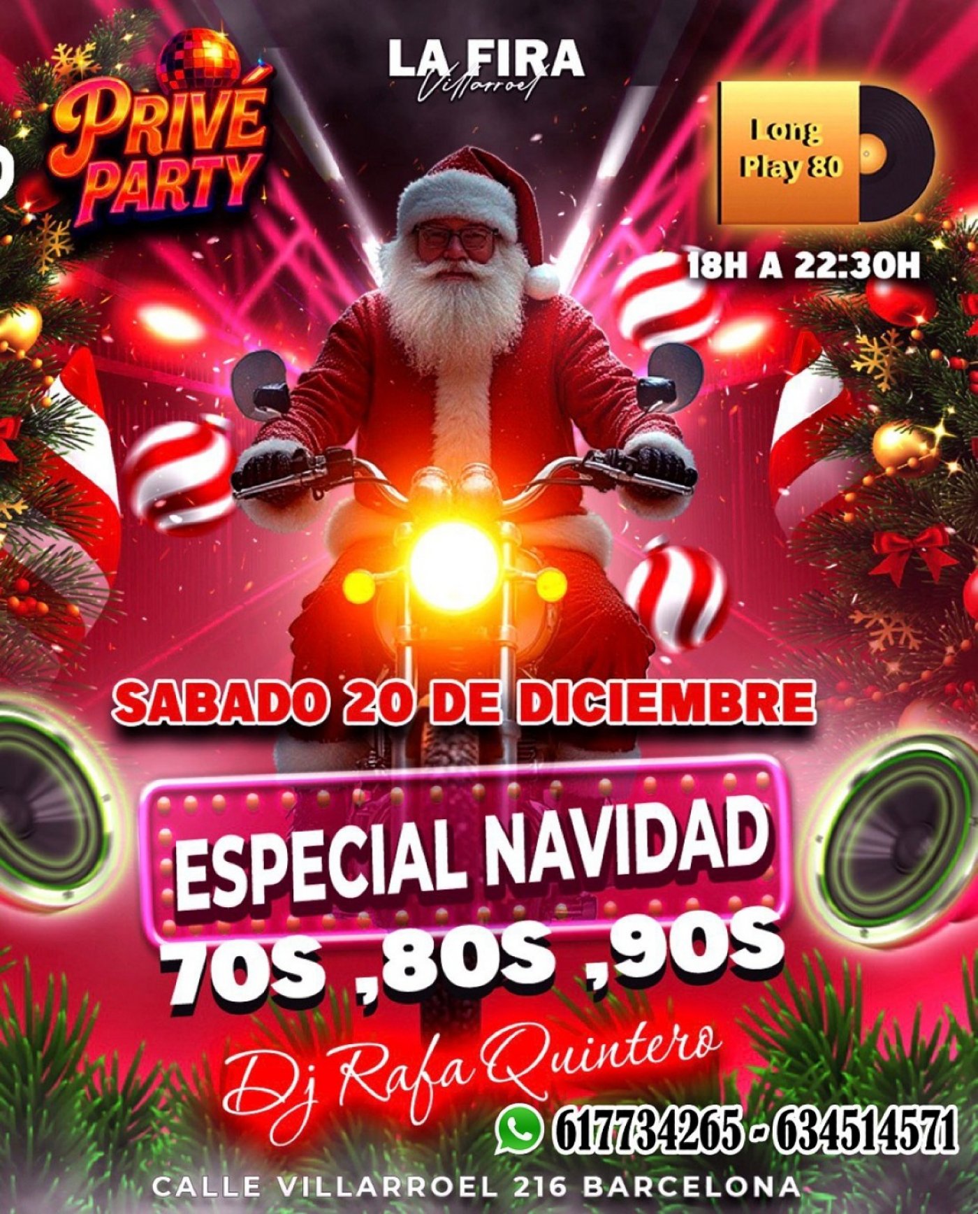 Privé Party 70s 80s y 90s Especial Navidad 🎄, 20 December | Event in Barcelona | AllEvents