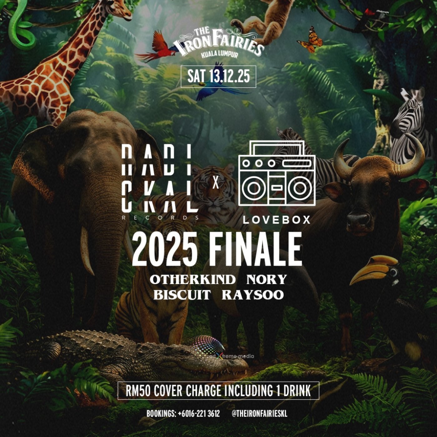 Lovebox x Radickal 2025 Finale at The Iron Fairies KL, 13 December | Event in Kuala Lumpur | AllEvents